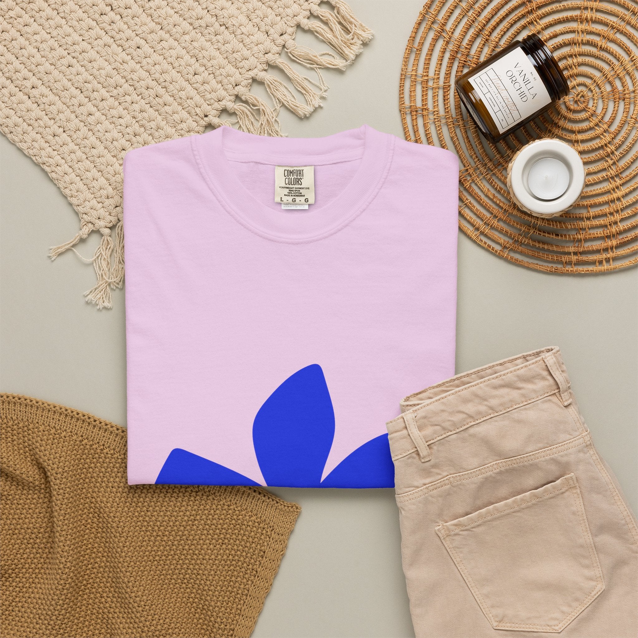 Aquarius Zodiac T-Shirt — Bold Blue Symbol, January 20–February 18 Astrology Tee
