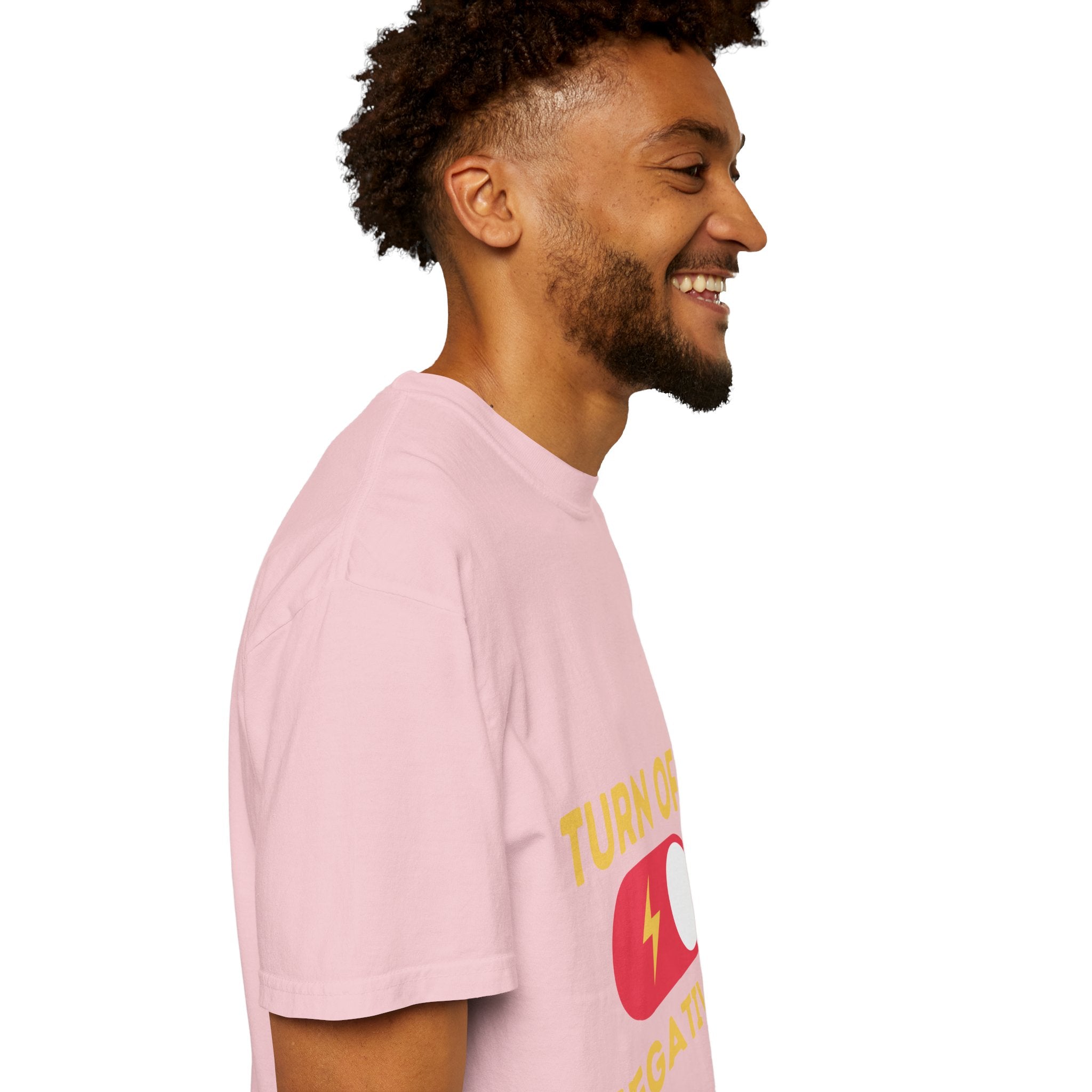 Turn Off Negativity T-Shirt — Positive Vibes Graphic Tee