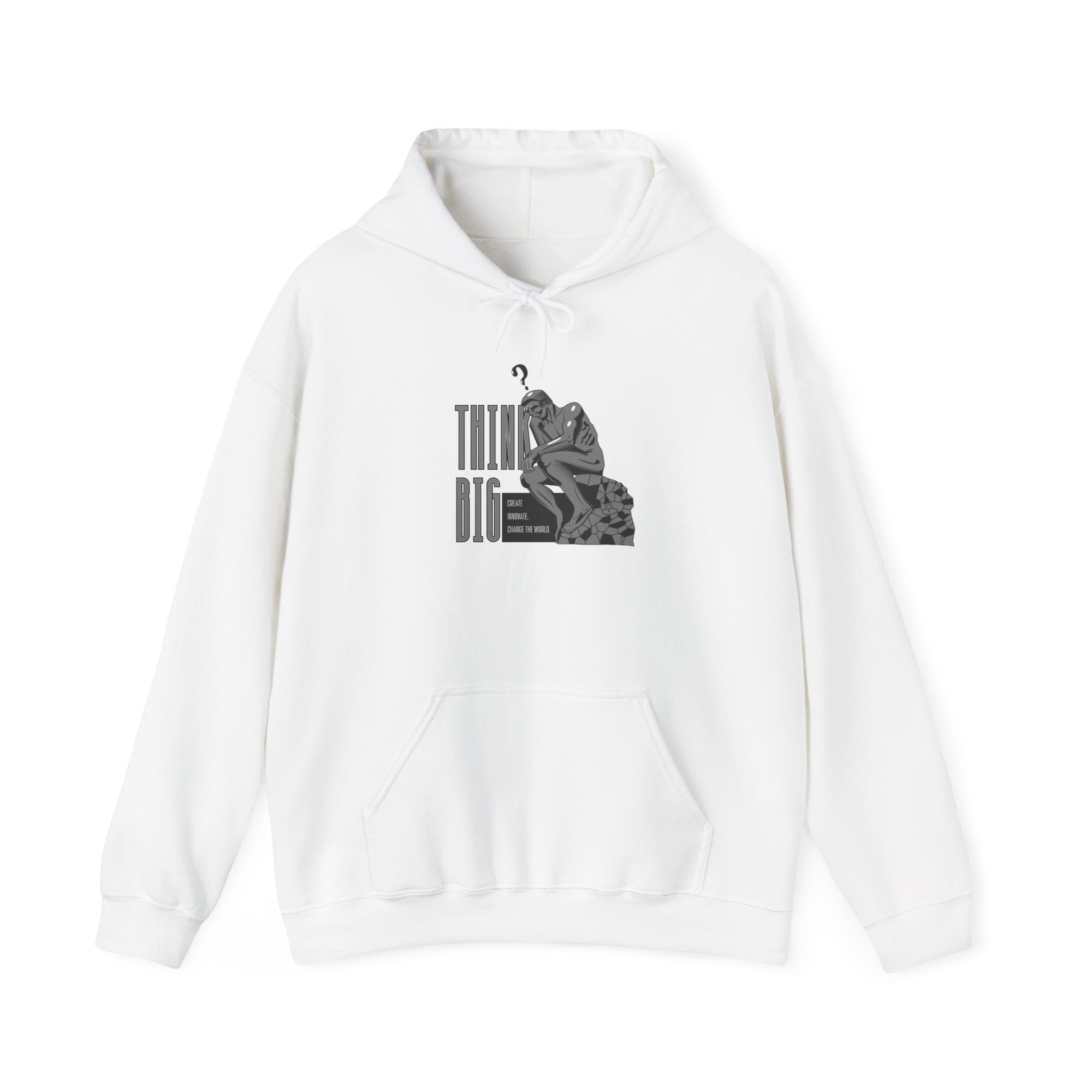 Think Big Hoodie — Motivational Graphic Pullover