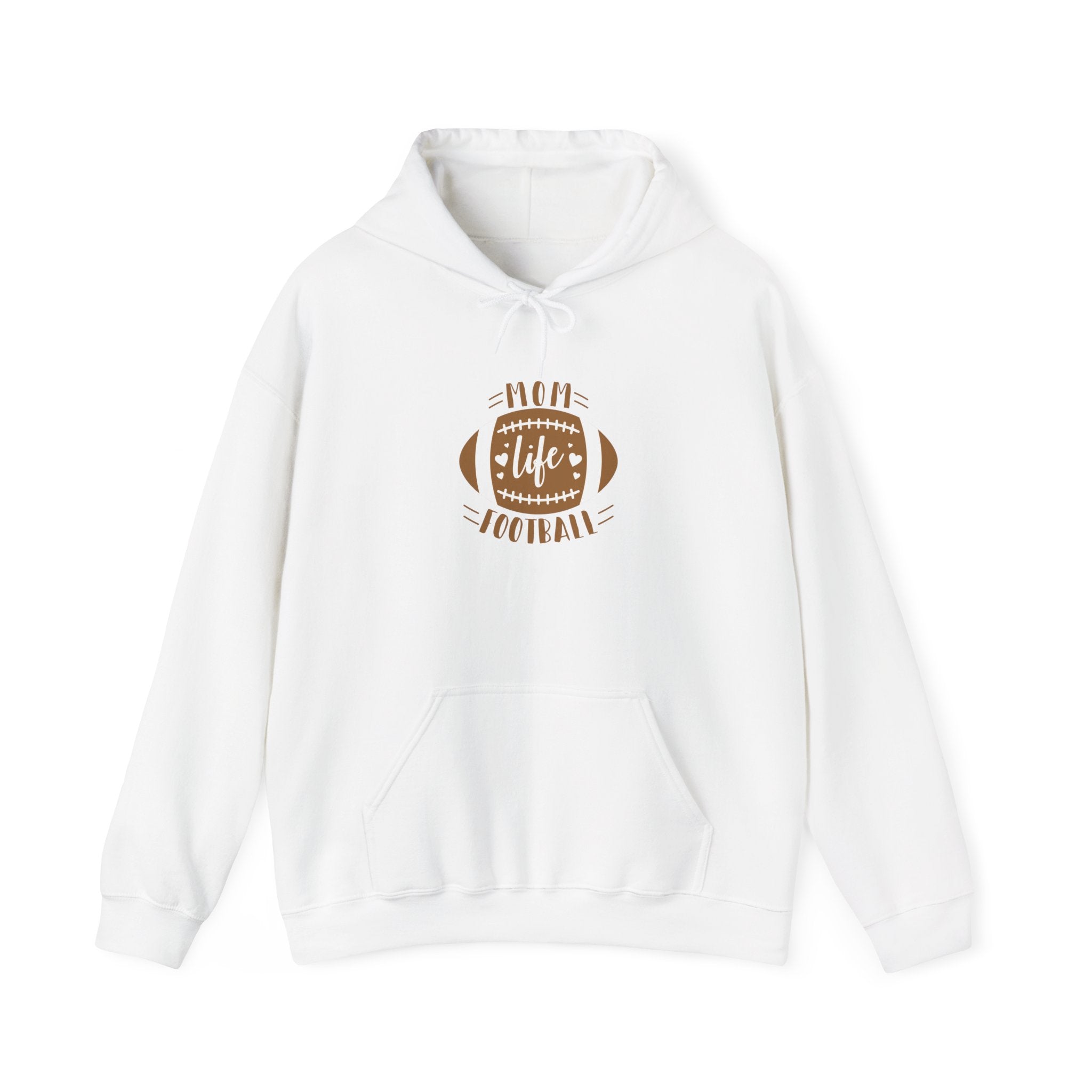 Football Mom Hoodie - "Mom Life Football" Pullover for Game Day