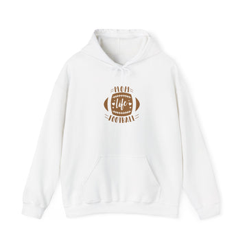 Football Mom Hoodie - "Mom Life Football" Pullover for Game Day