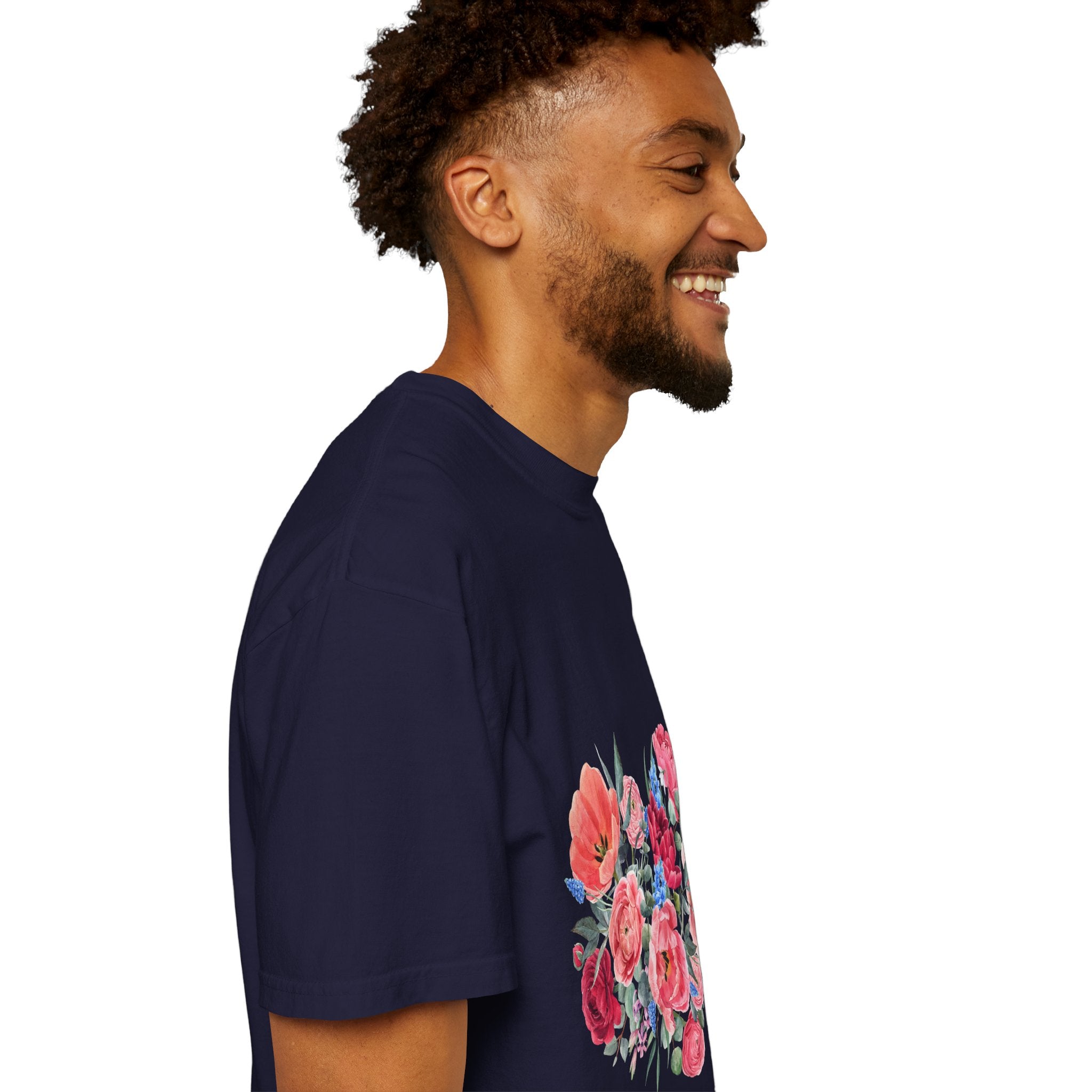 Floral Heart T-Shirt – Watercolor Rose Heart Graphic Tee (Valentine’s Day, Mother's Day)