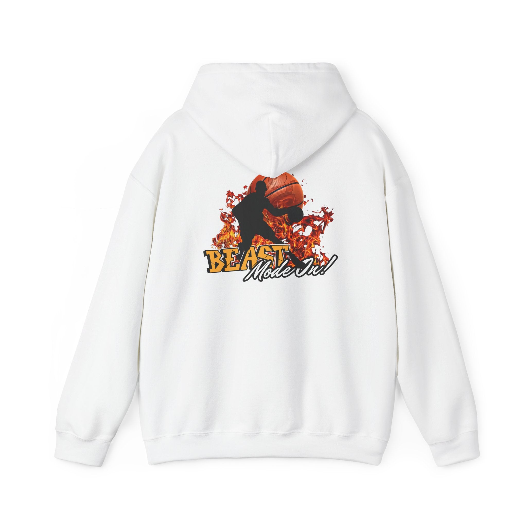 Basketball Beast Mode Hoodie — "Beast Mode On" Graphic Pullover