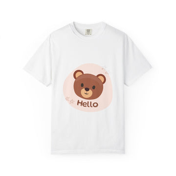 Hello Bear T-Shirt — Cute Cartoon Teddy Graphic Tee