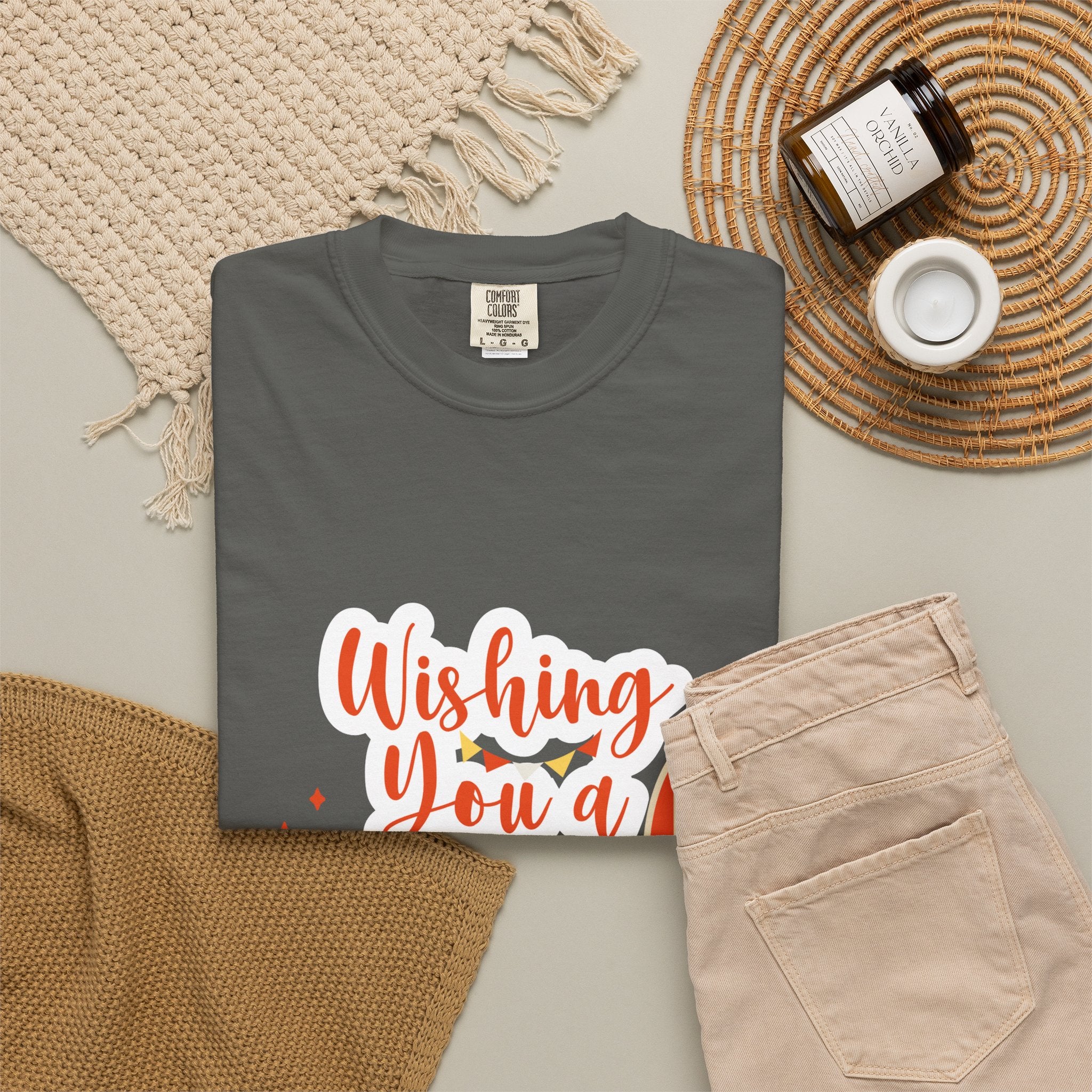 Holiday Surfboard T‑Shirt — "Wishing You a Sparkly Holiday" Beachy Christmas Tee