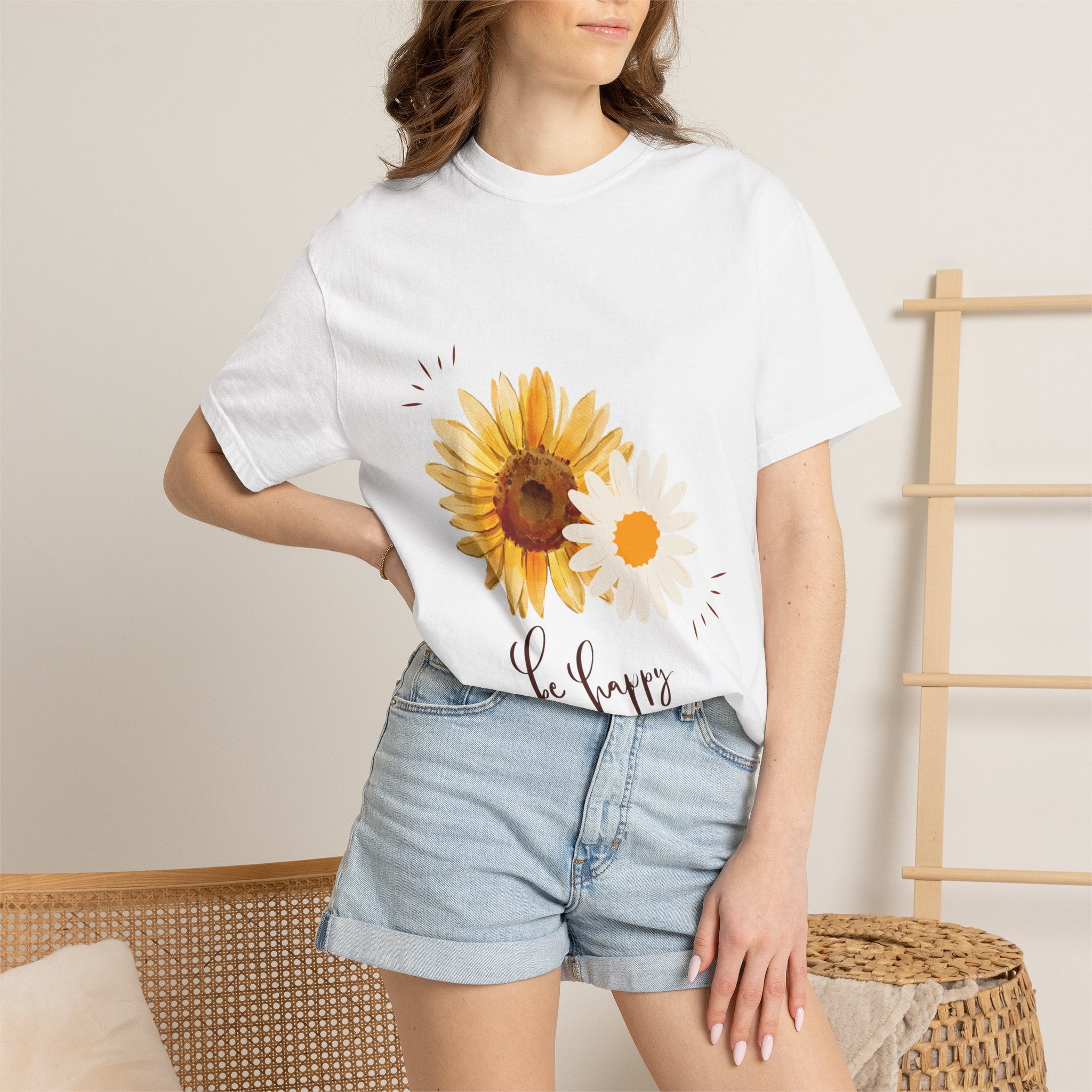 Sunflower "Be Happy" T-Shirt