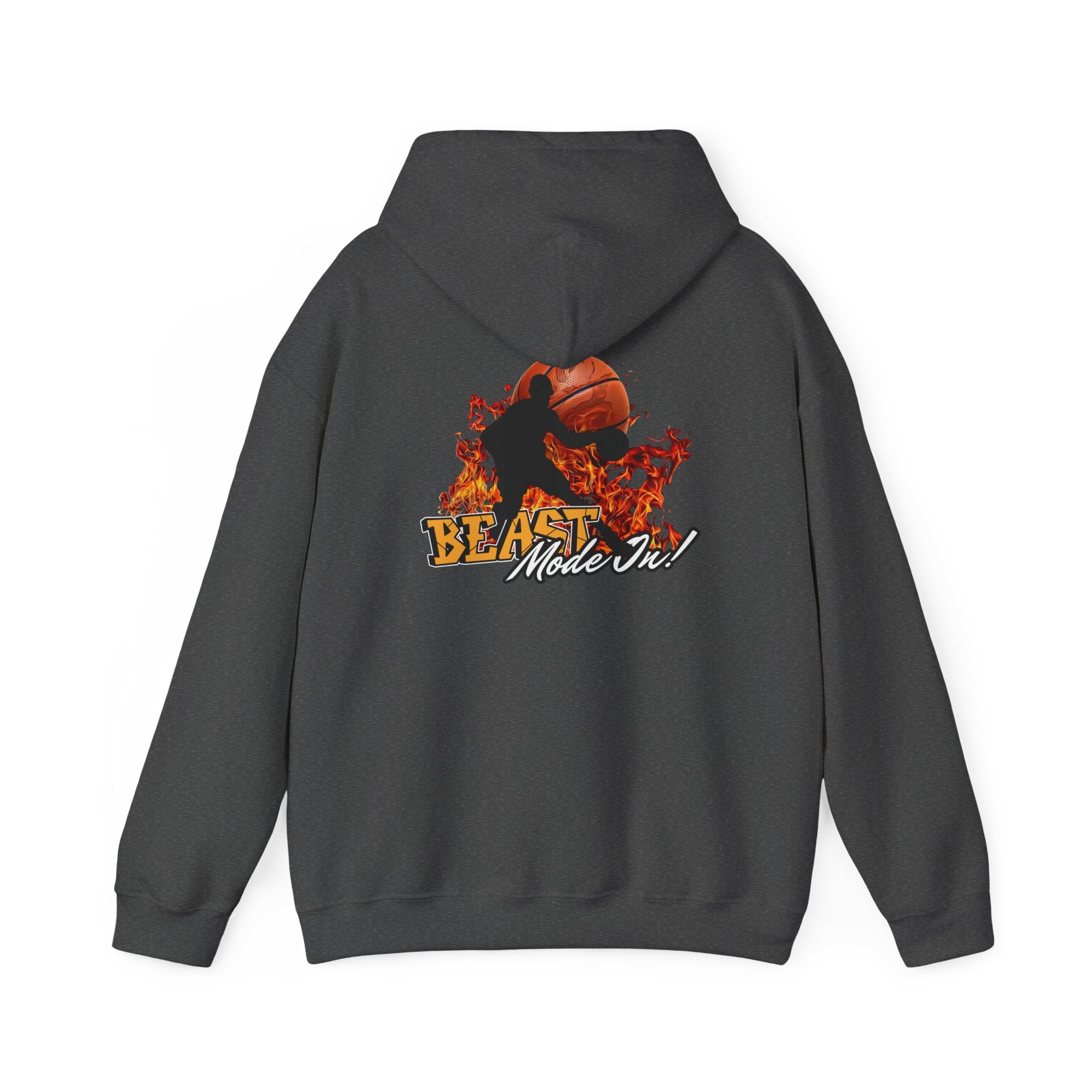 Basketball Beast Mode Hoodie — "Beast Mode On" Graphic Pullover