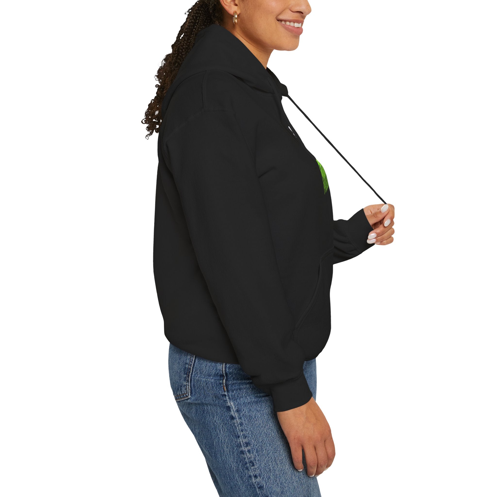 Progress Graphic Hoodie - Retro Staircase 'Progress' Text