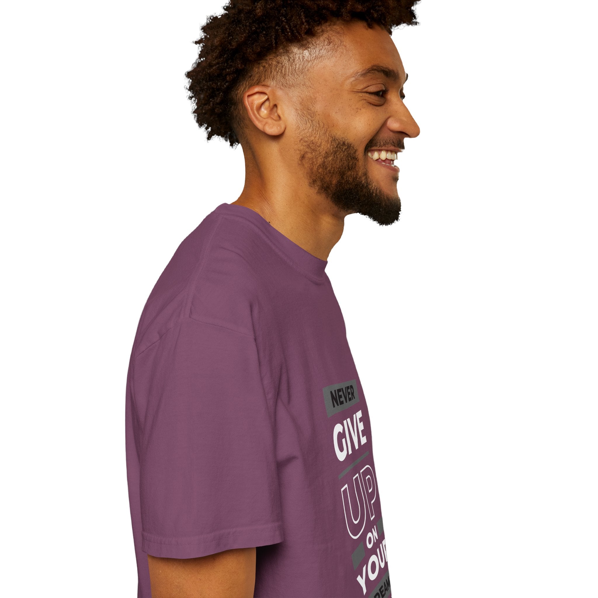 Never Give Up On Your Dreams T-Shirt — Motivational Graphic Tee