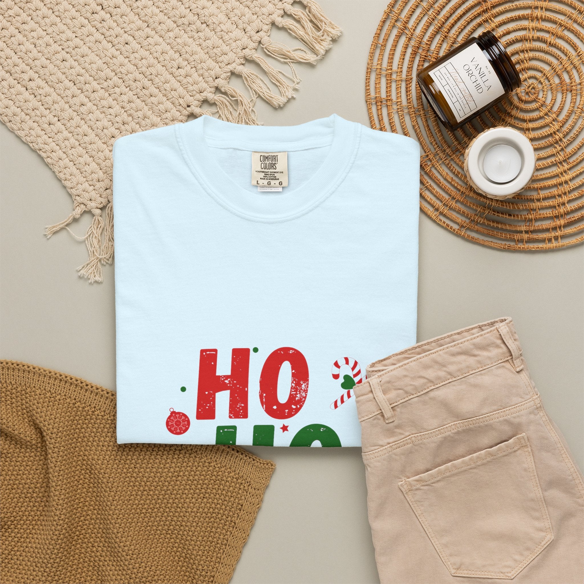 Ho Ho Ho Christmas T‑Shirt — Festive Holiday Graphic Tee