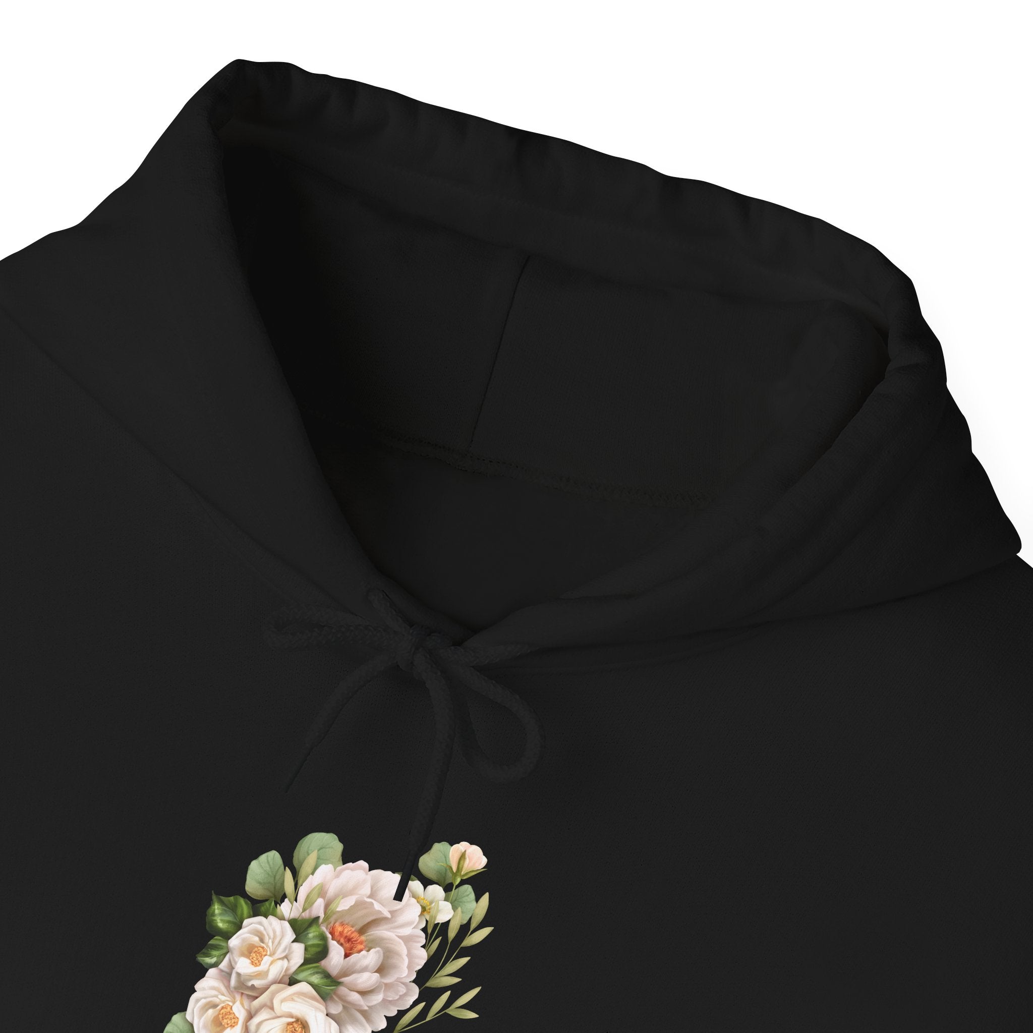 Floral 'Blossom Flowers' Hoodie – Soft Vintage Rose Graphic