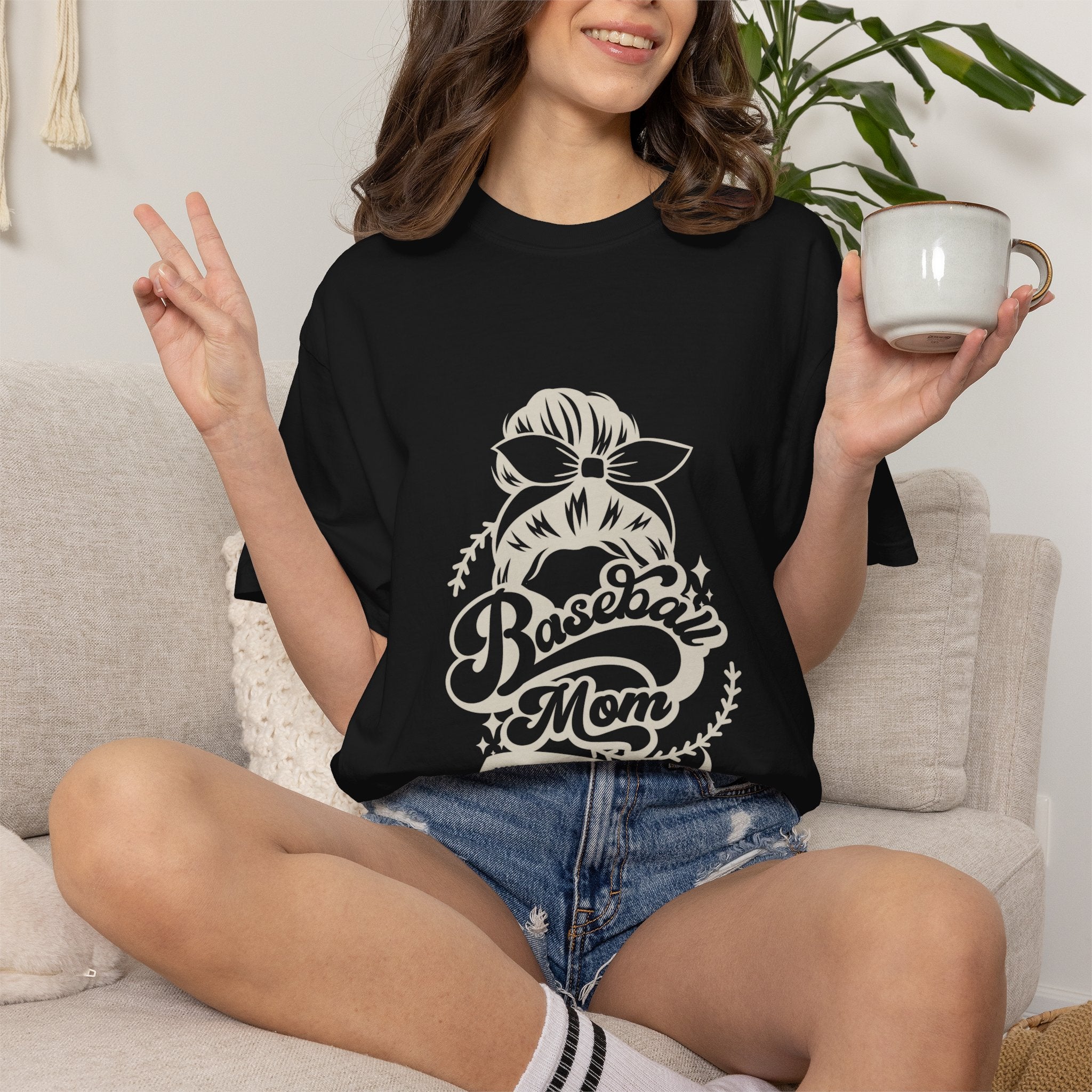 Baseball Mom T-Shirt — 'Baseball Mom Will Yell Loudly' Graphic Tee