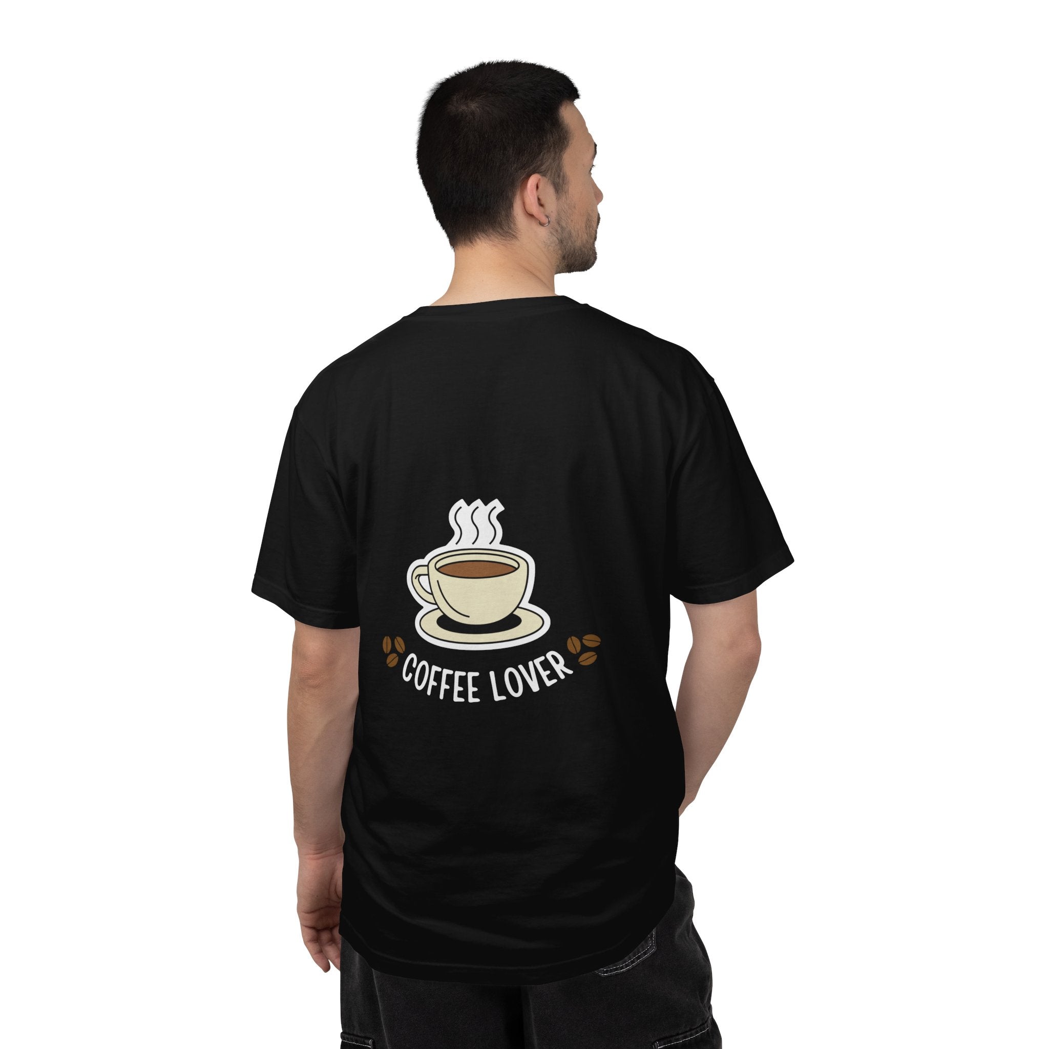 Coffee Lover T-Shirt — Cute Steaming Cup Graphic Tee for Coffee Fans