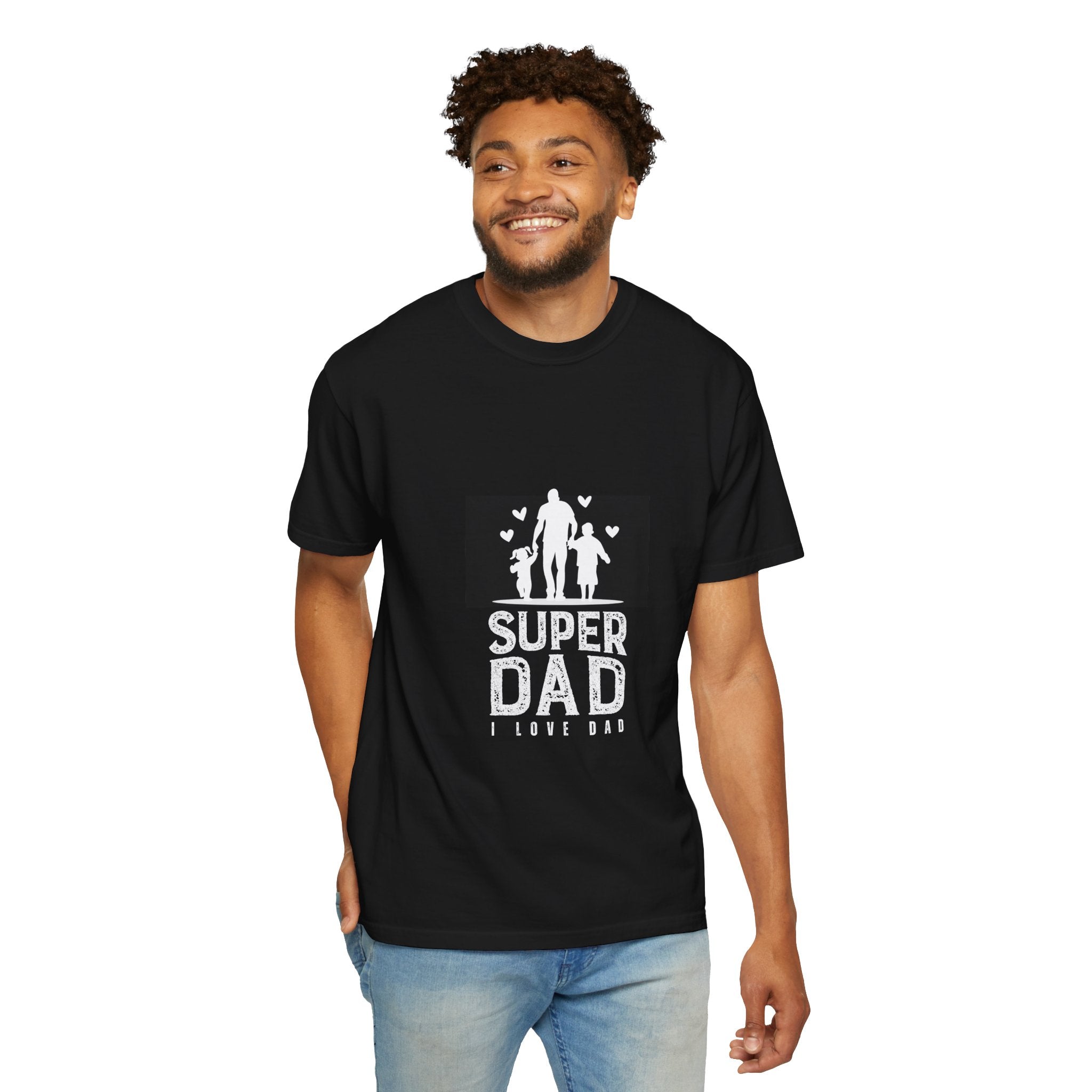 Super Dad T-Shirt – 'I Love Dad' Father’s Day Graphic Tee