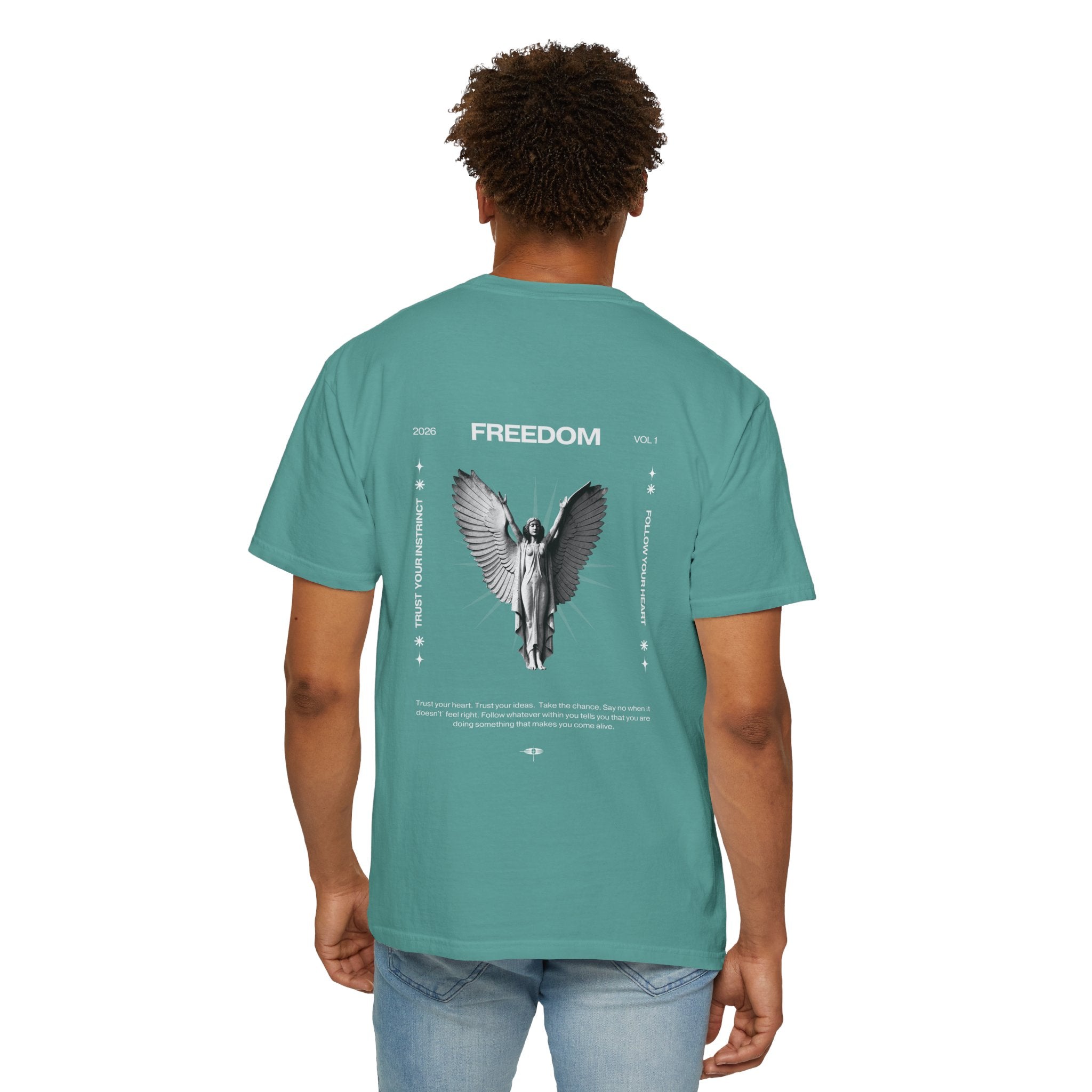 Freedom Angel Graphic T‑Shirt
