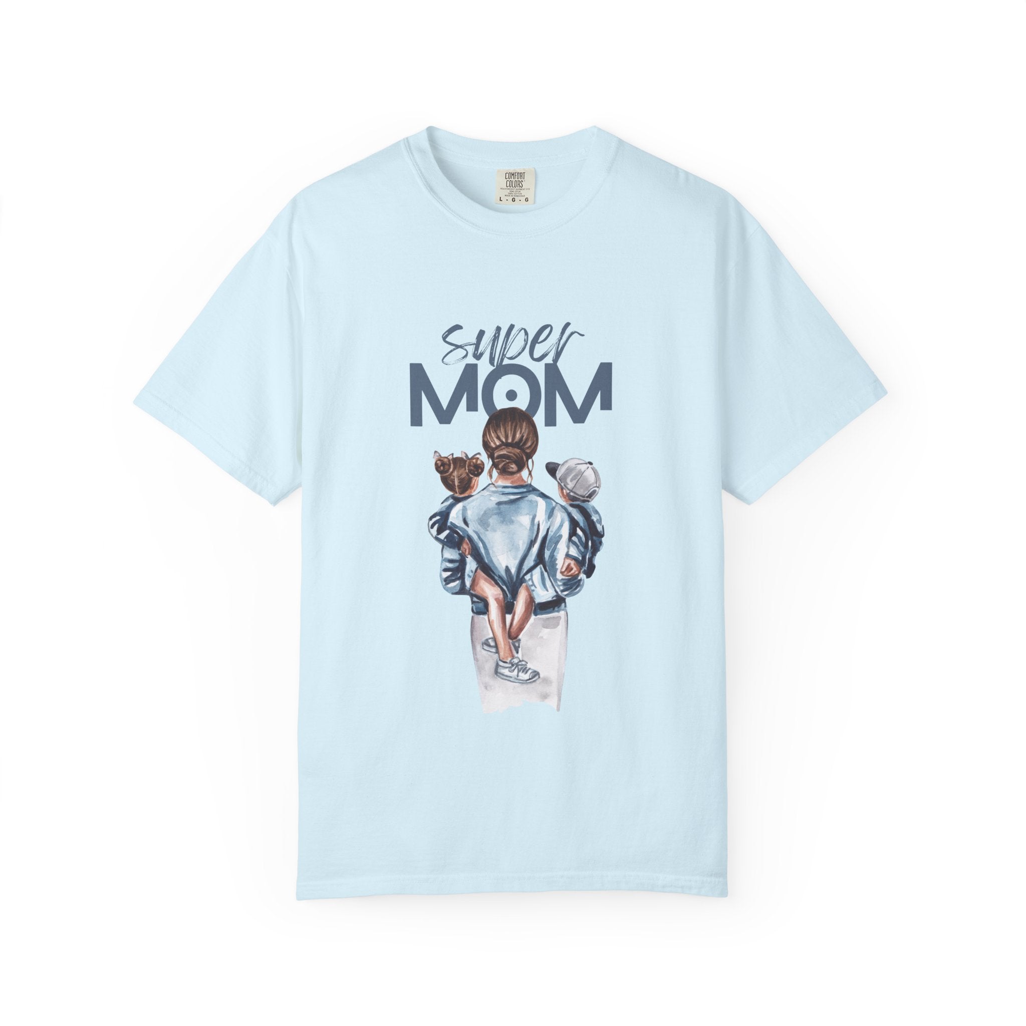 Super Mom T-Shirt — Mom with Kids Graphic Tee | Mother's Day Gift