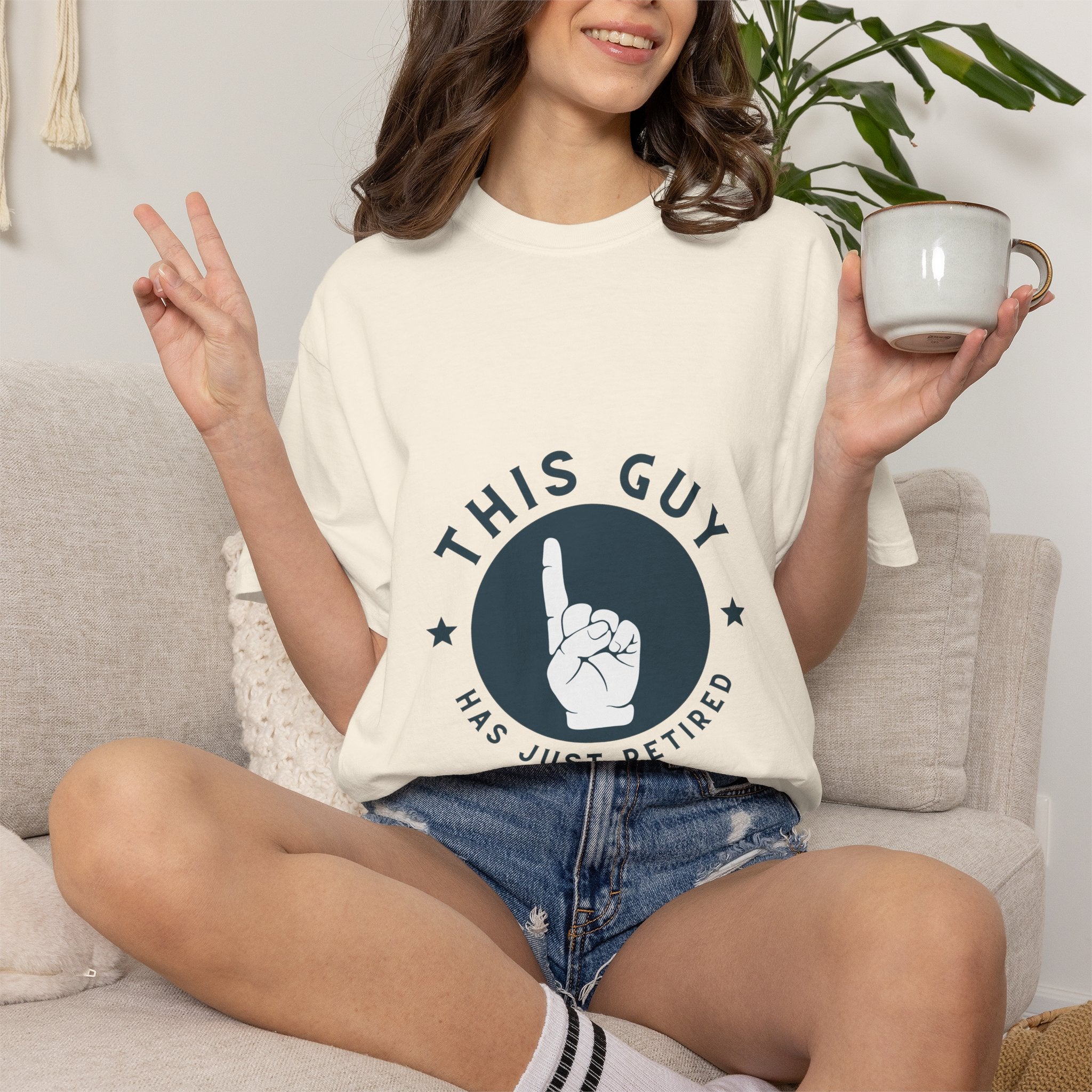 Retired Guy T-Shirt — "This Guy Has Just Retired" Retirement Gift Tee
