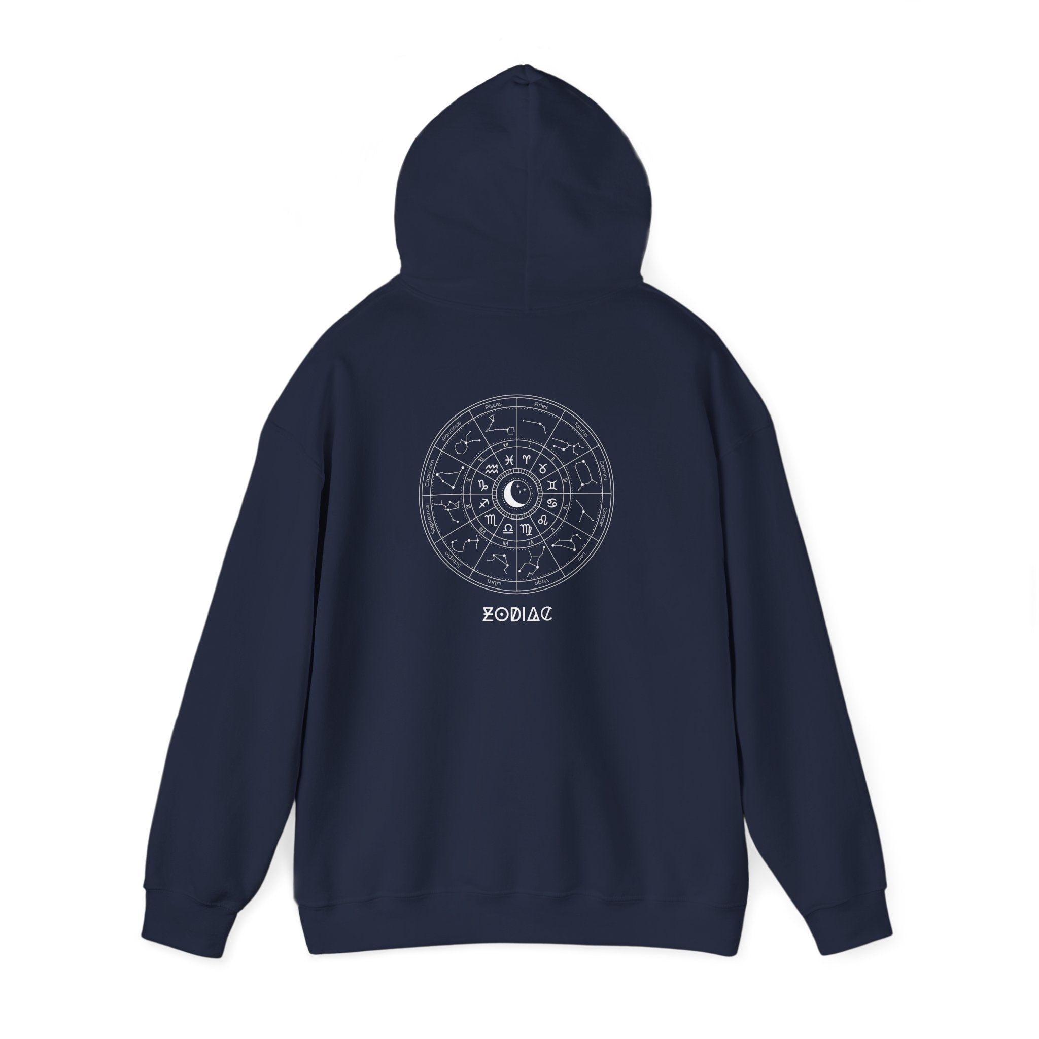 Zodiac Constellation Hoodie - Moon & Star Astrology Graphic Sweatshirt