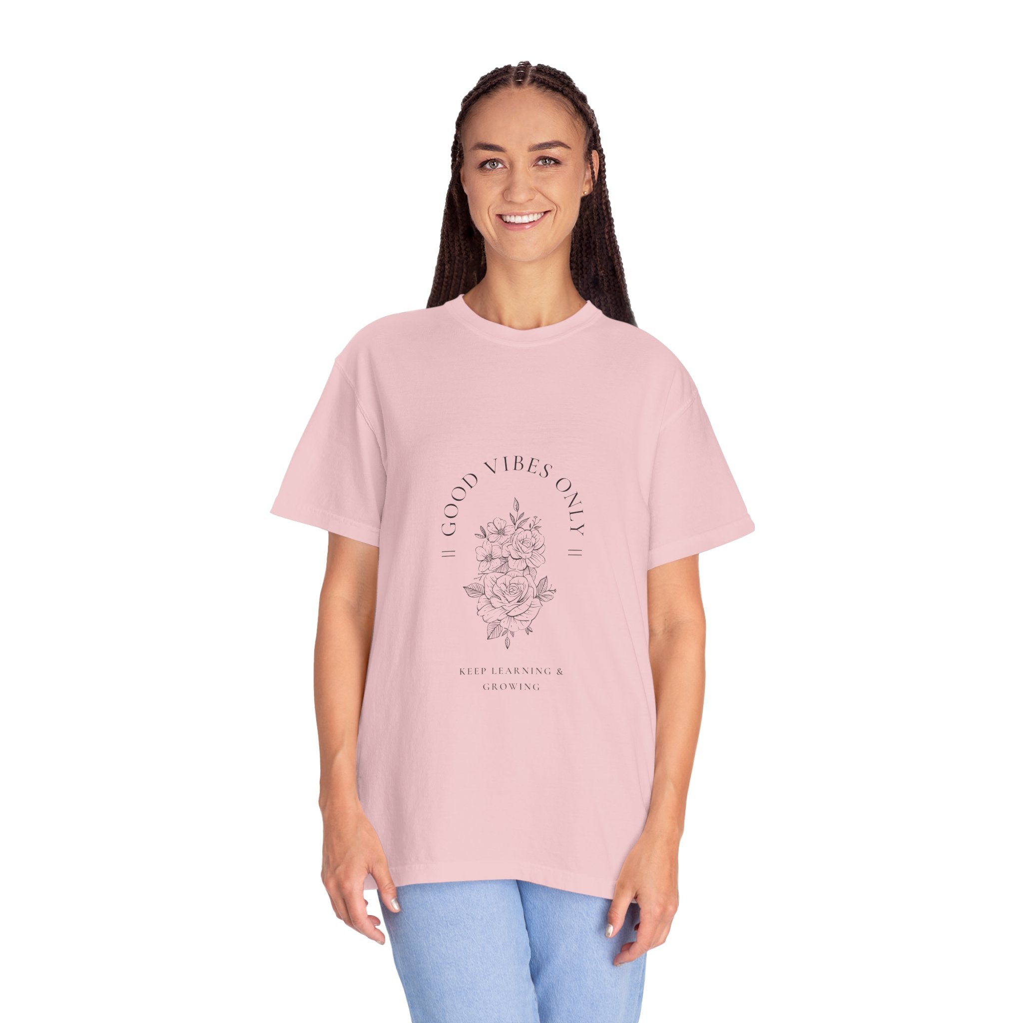 Good Vibes Only Floral T-Shirt