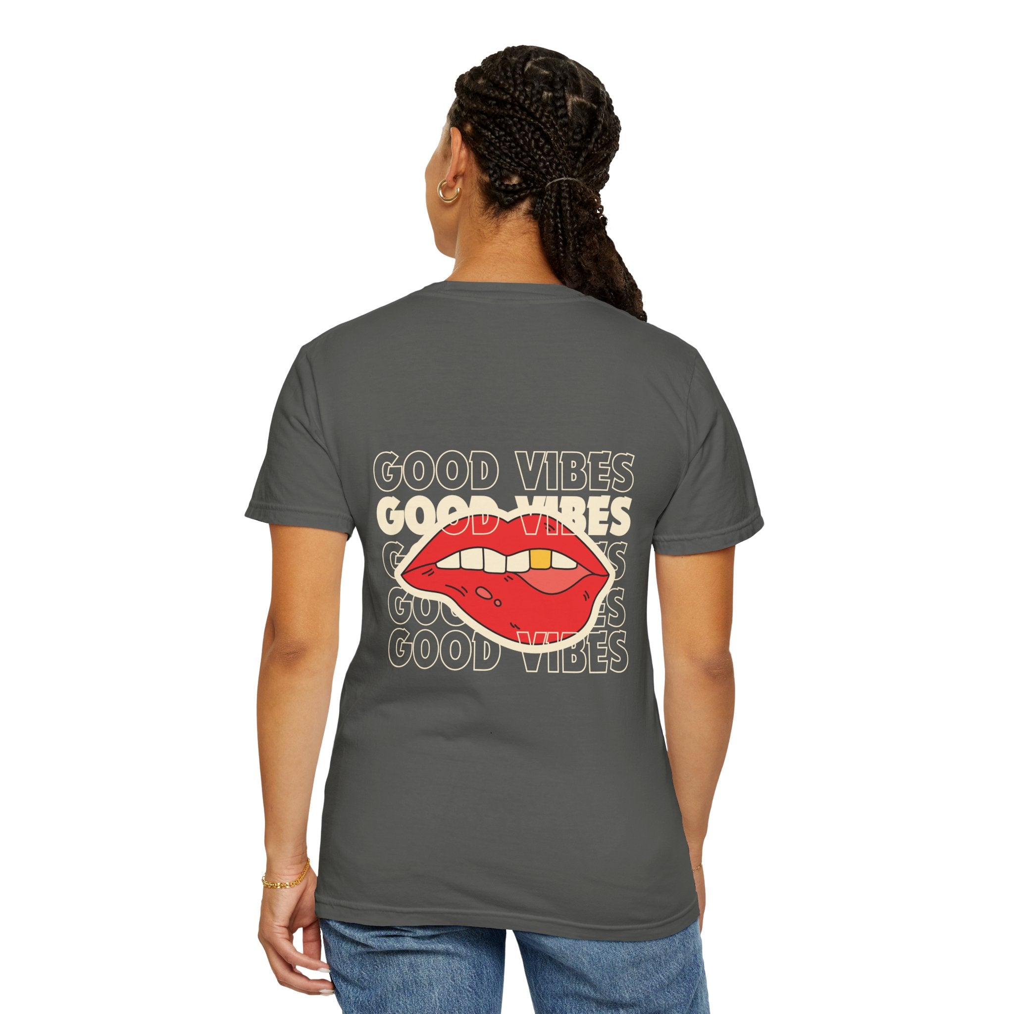 Good Vibes Lip Graphic T-Shirt