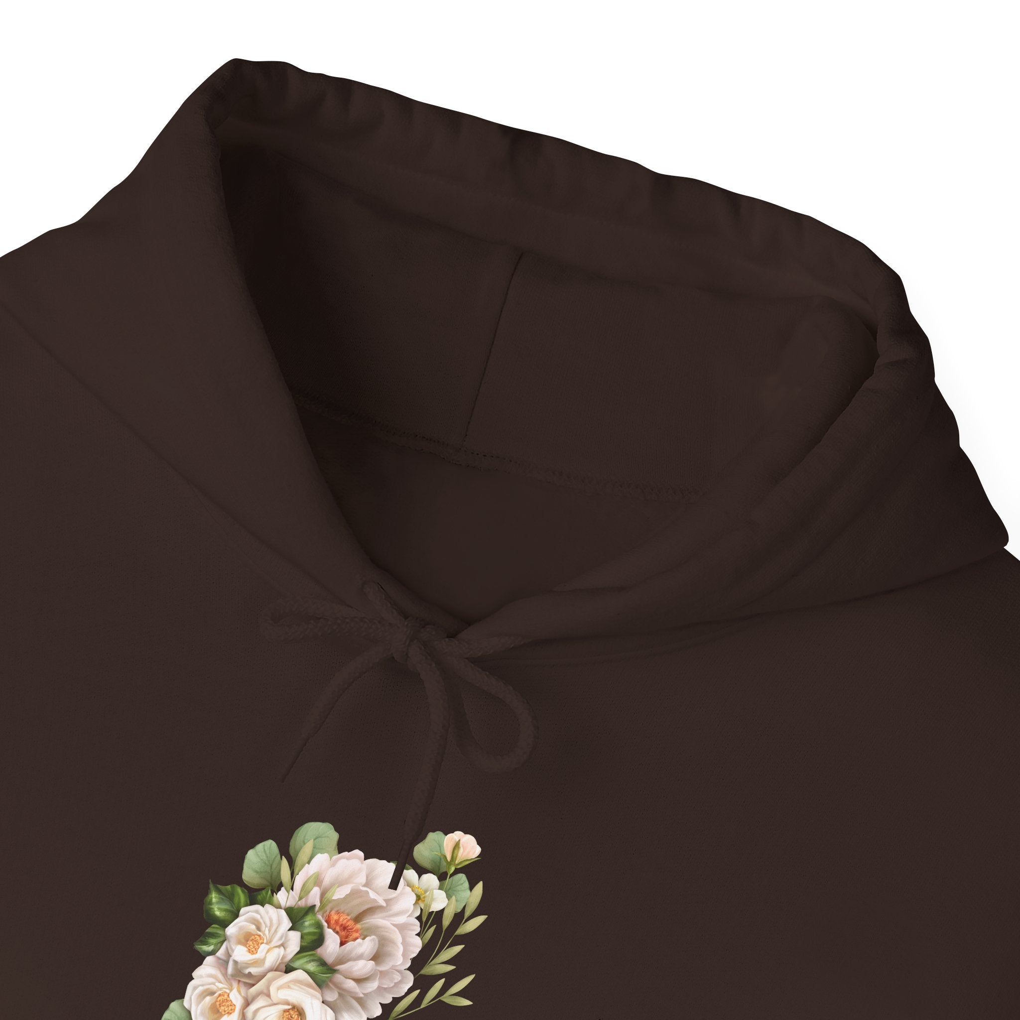 Floral 'Blossom Flowers' Hoodie – Soft Vintage Rose Graphic