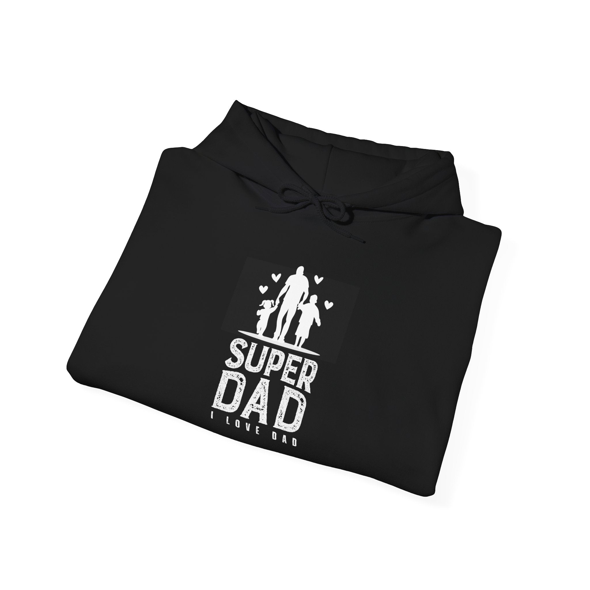 Super Dad Hoodie – 'Super Dad I Love Dad' Father’s Day Pullover