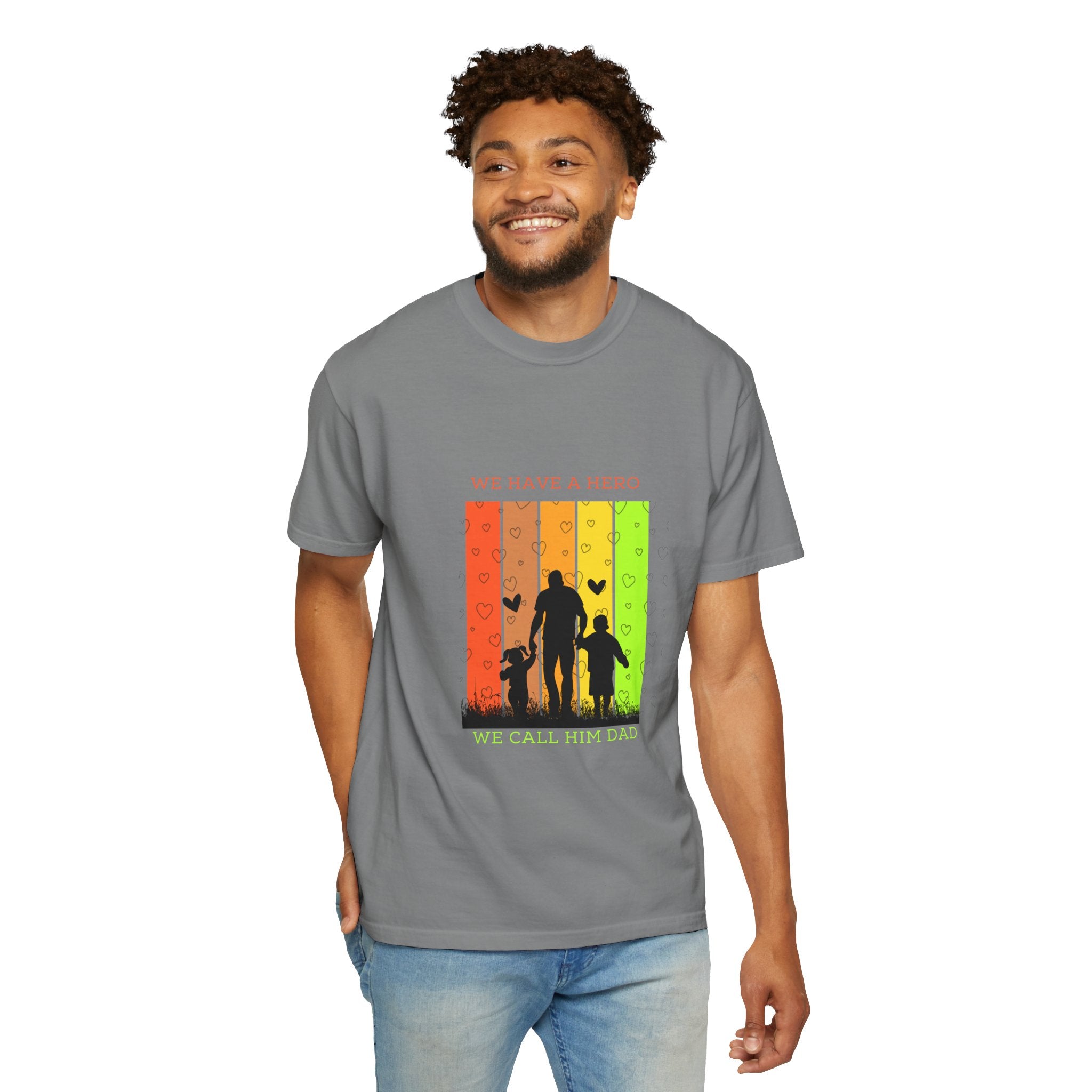 We Have a Hero Family Silhouette T-Shirt