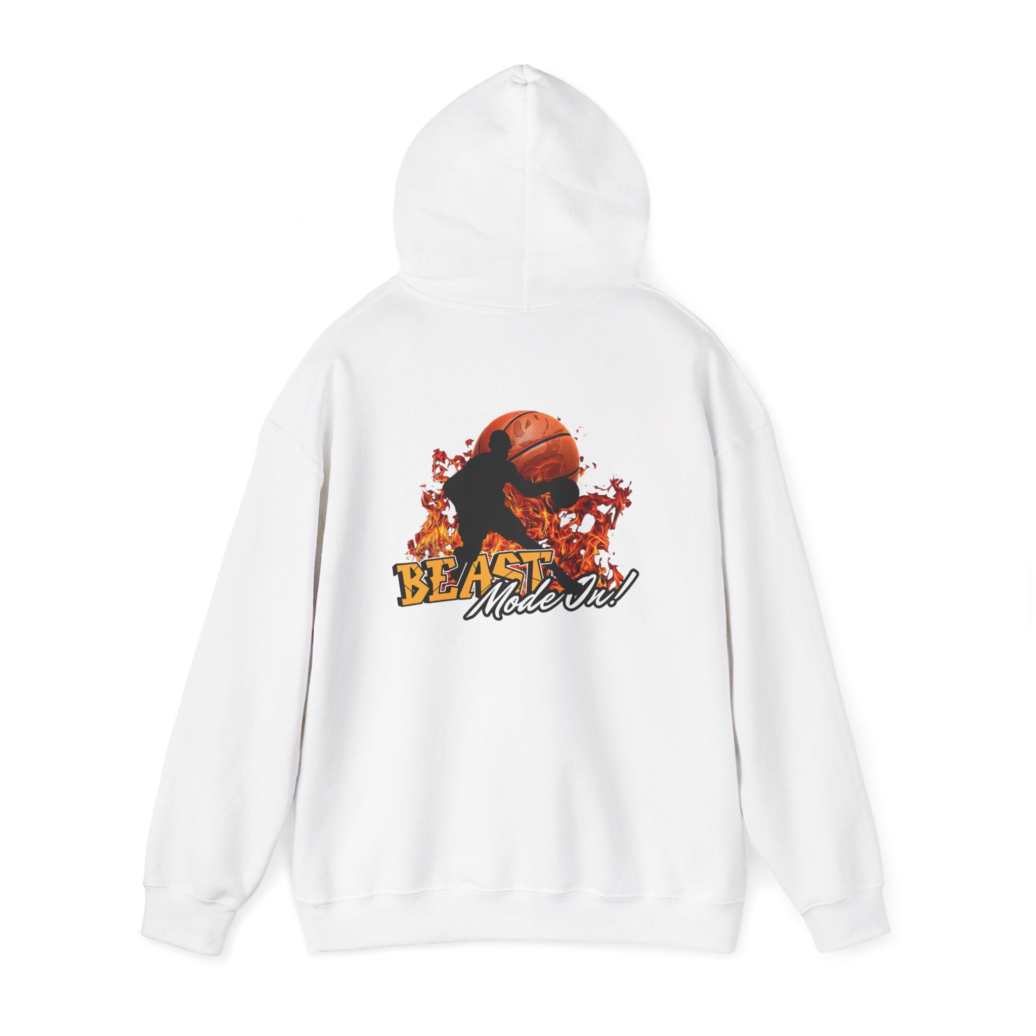 Basketball Beast Mode Hoodie — "Beast Mode On" Graphic Pullover