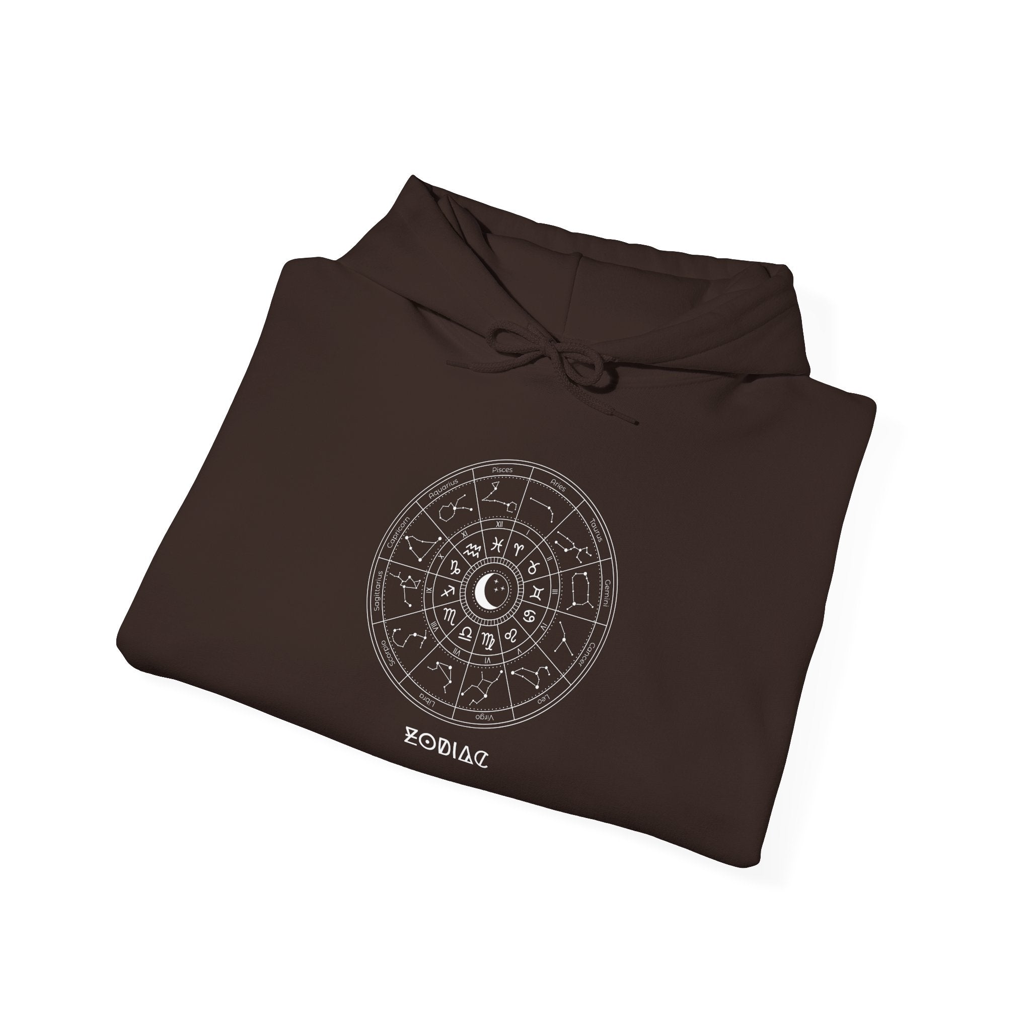 Zodiac Constellation Hoodie - Moon & Star Astrology Graphic Sweatshirt