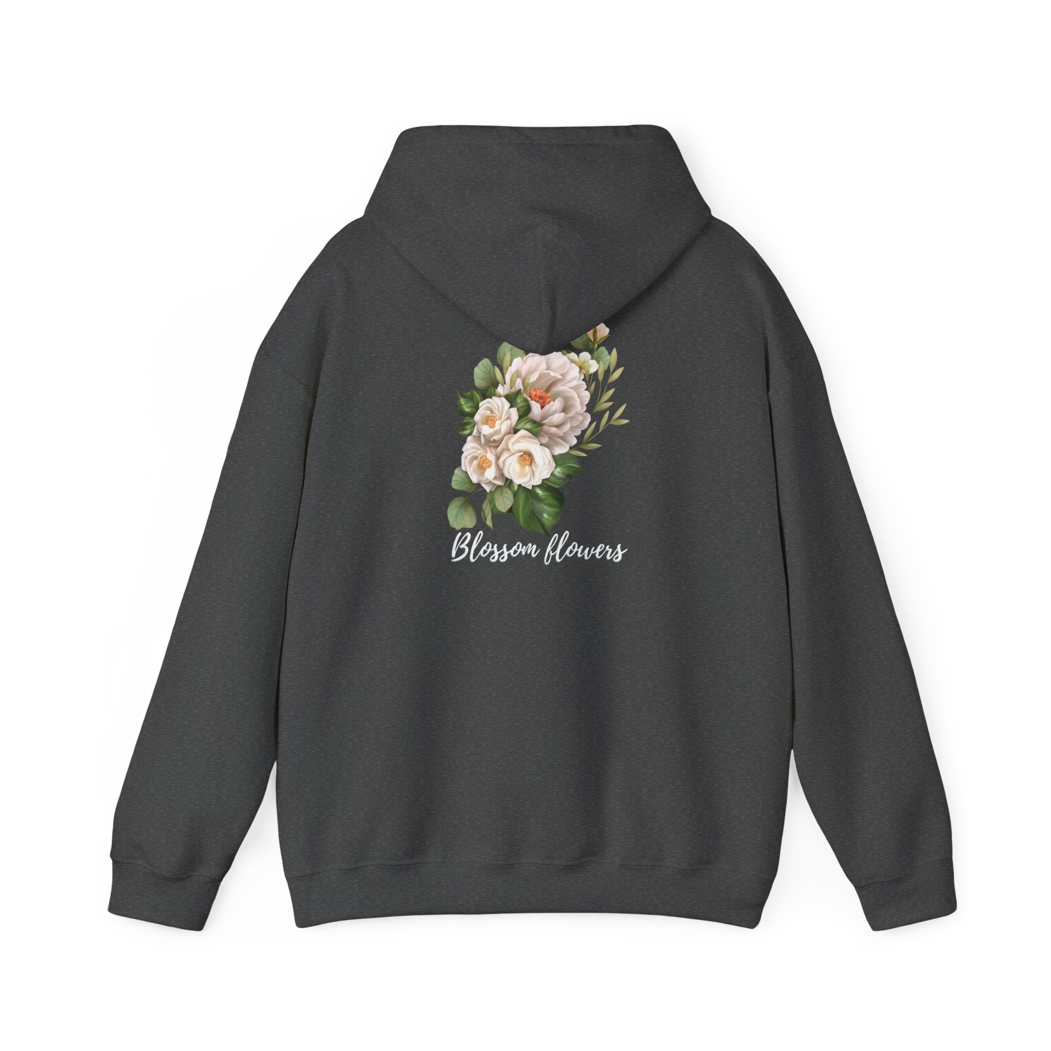 Floral 'Blossom Flowers' Hoodie – Soft Vintage Rose Graphic
