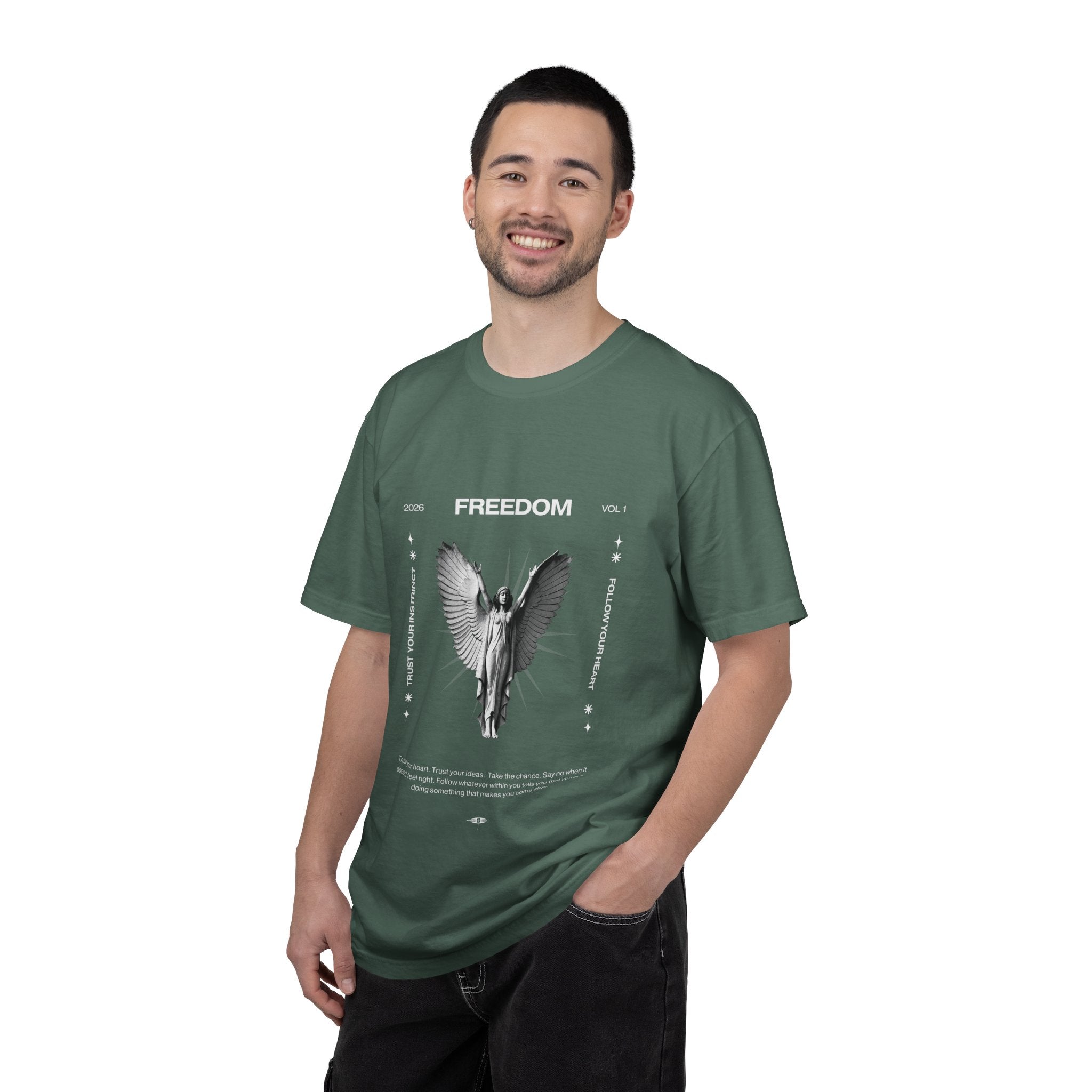 Freedom Angel Graphic T‑Shirt