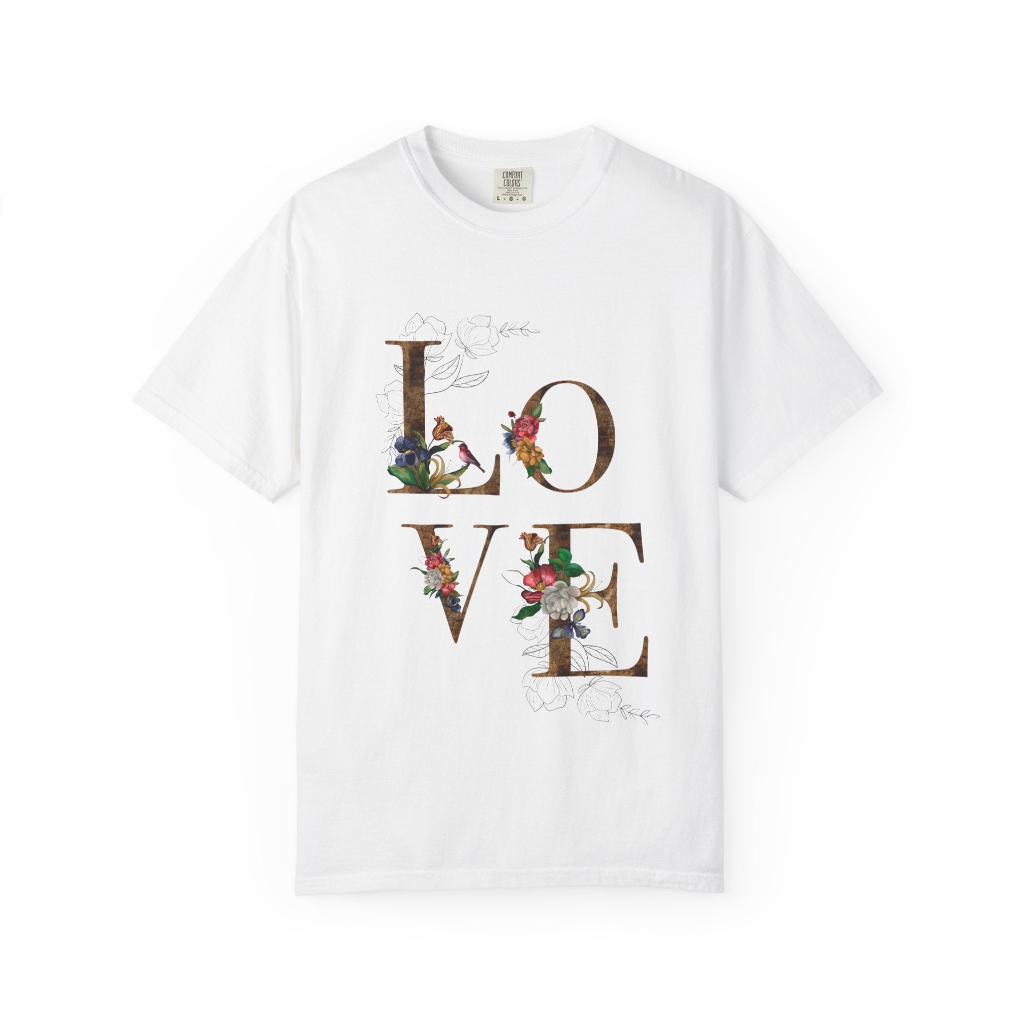LOVE Floral Letter T-Shirt