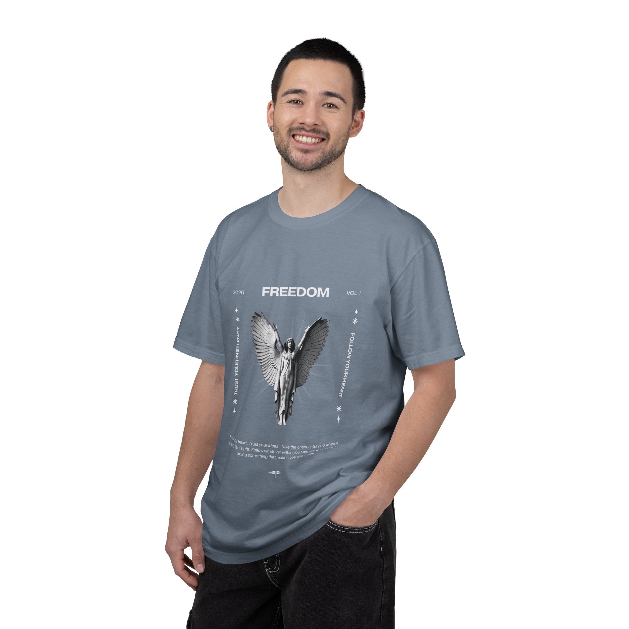 Freedom Angel Graphic T‑Shirt
