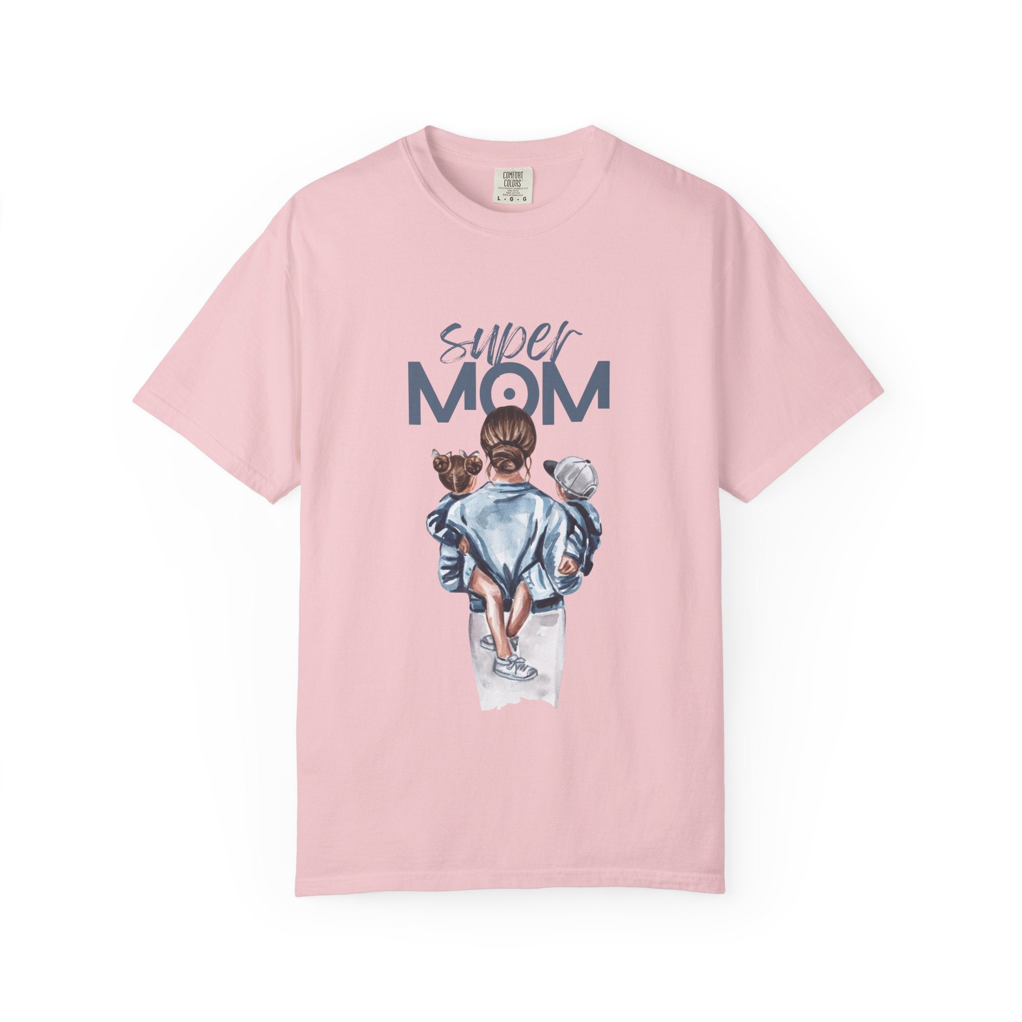 Super Mom T-Shirt — Mom with Kids Graphic Tee | Mother's Day Gift