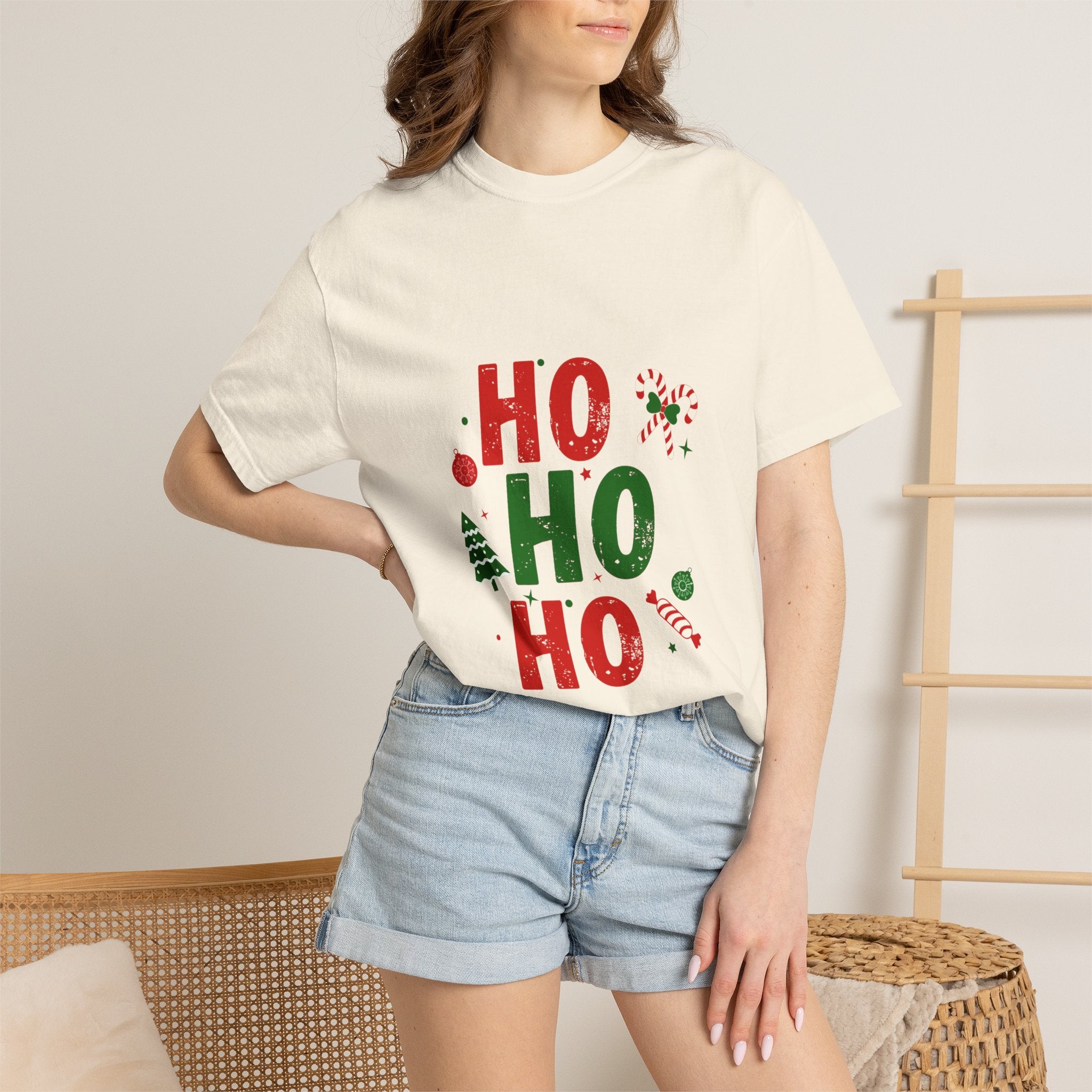 Ho Ho Ho Christmas T‑Shirt — Festive Holiday Graphic Tee