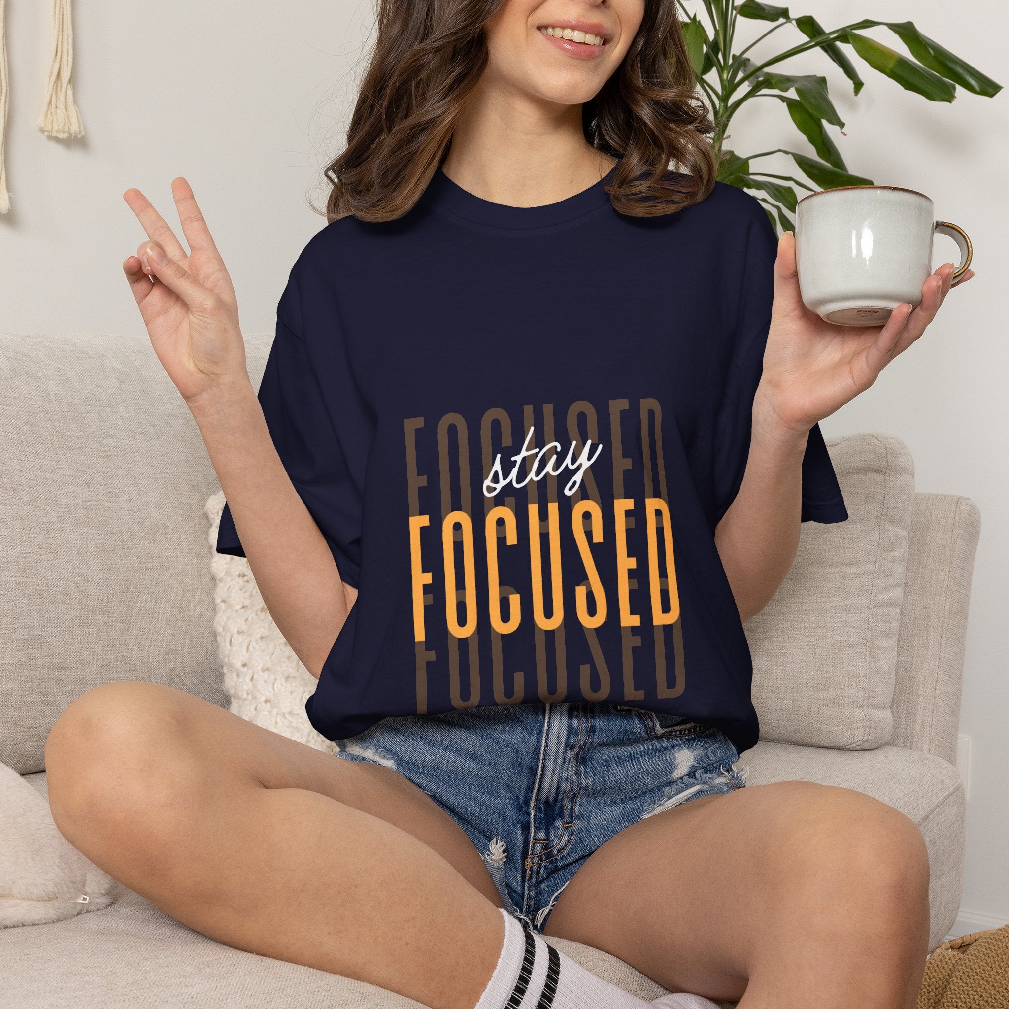 Stay Focused T-Shirt — Motivational Graphic Tee