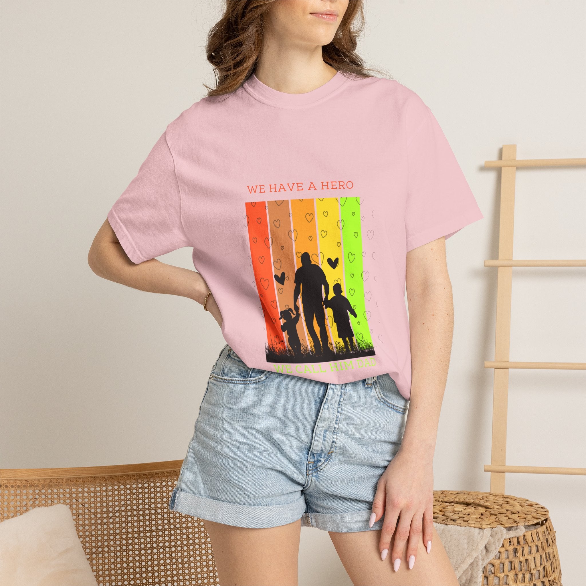 We Have a Hero Family Silhouette T-Shirt