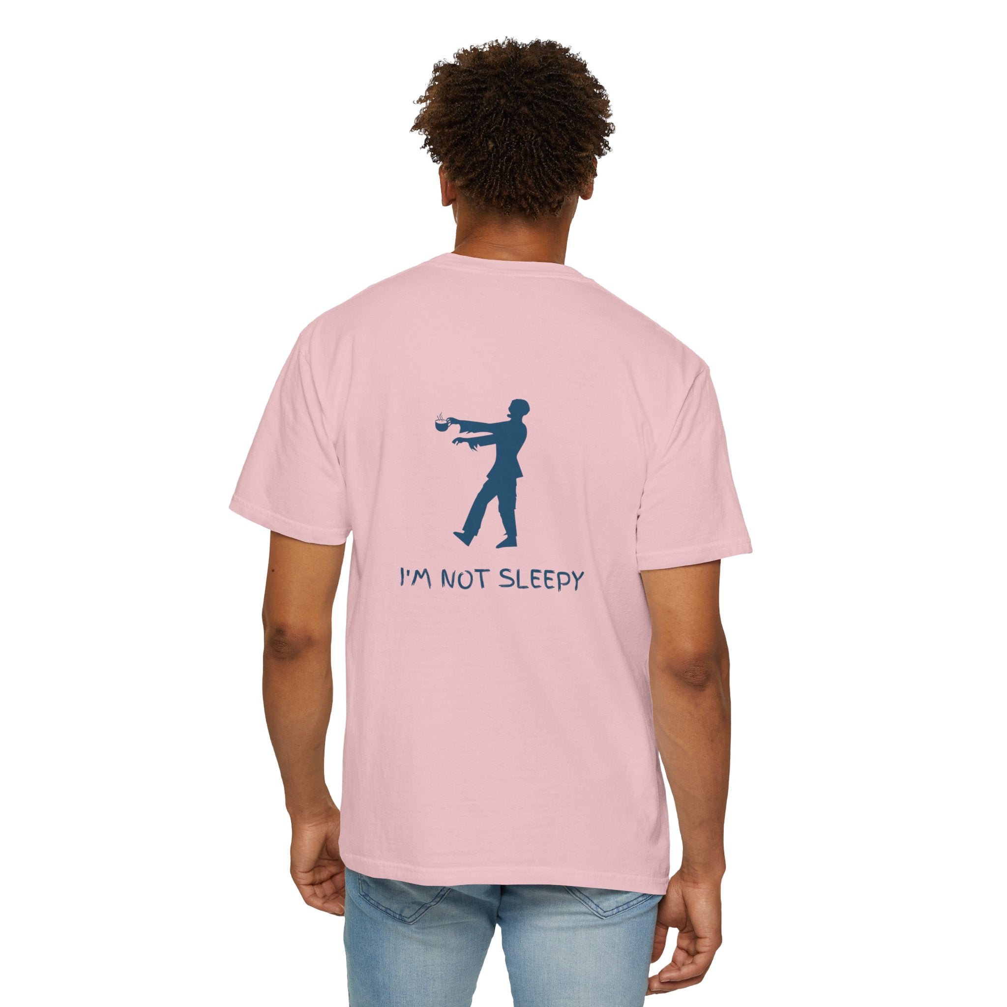 Zombie Silhouette T-Shirt — "I’m Not Sleepy" Funny Halloween Tee