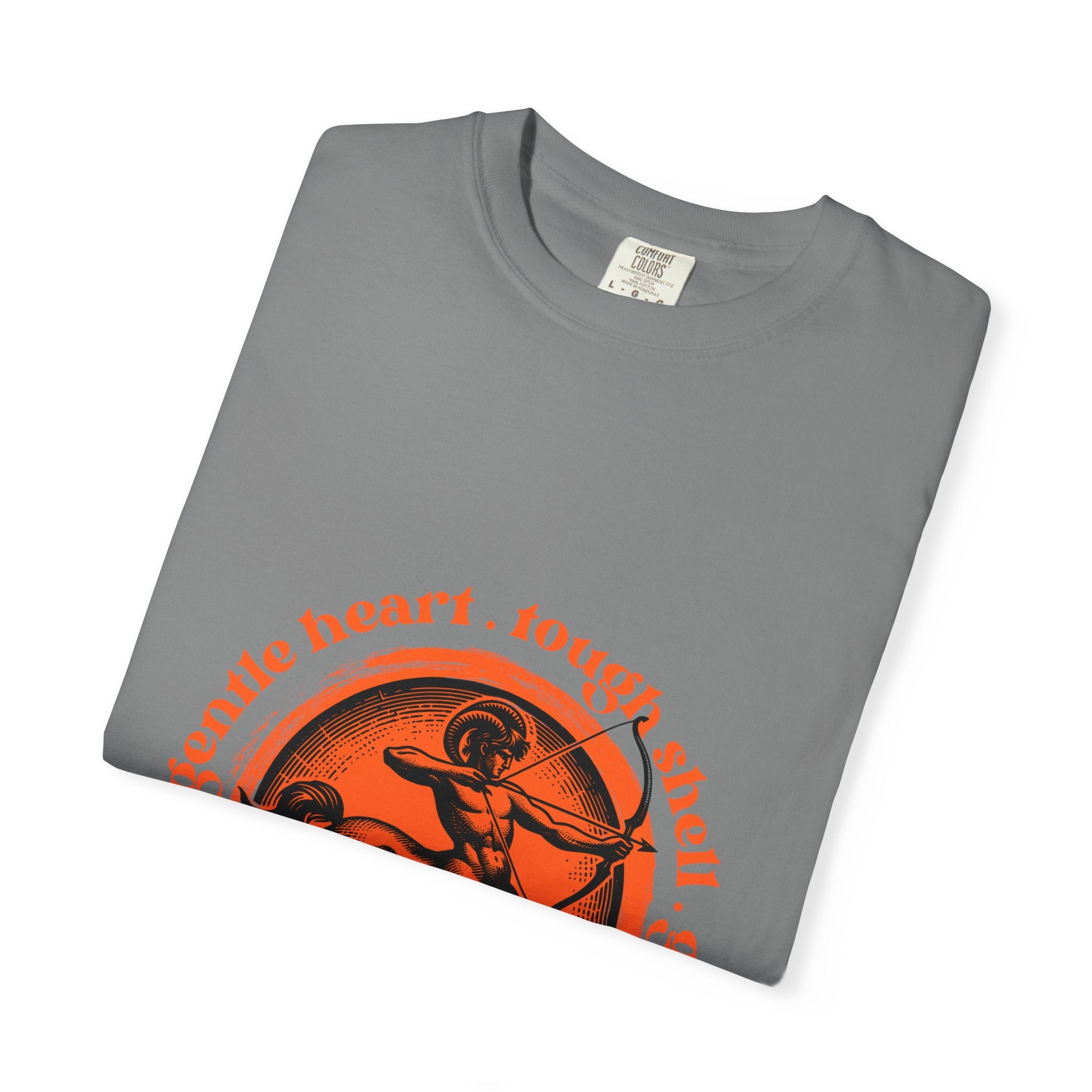 Aries Ram Graphic T-Shirt — "Gentle Heart, Tough Soul" Zodiac Tee