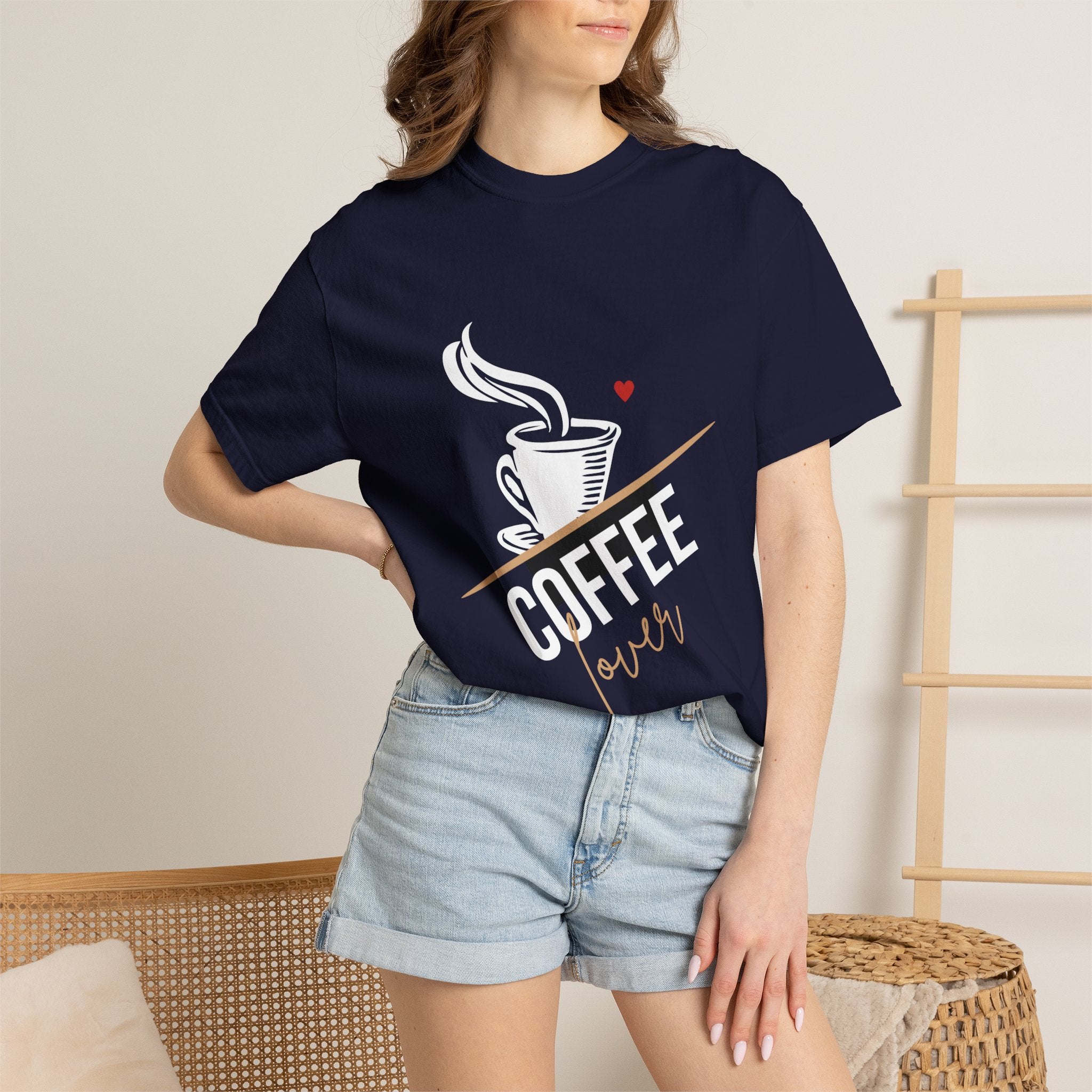 Coffee Lover T‑Shirt — Steaming Cup Graphic Tee