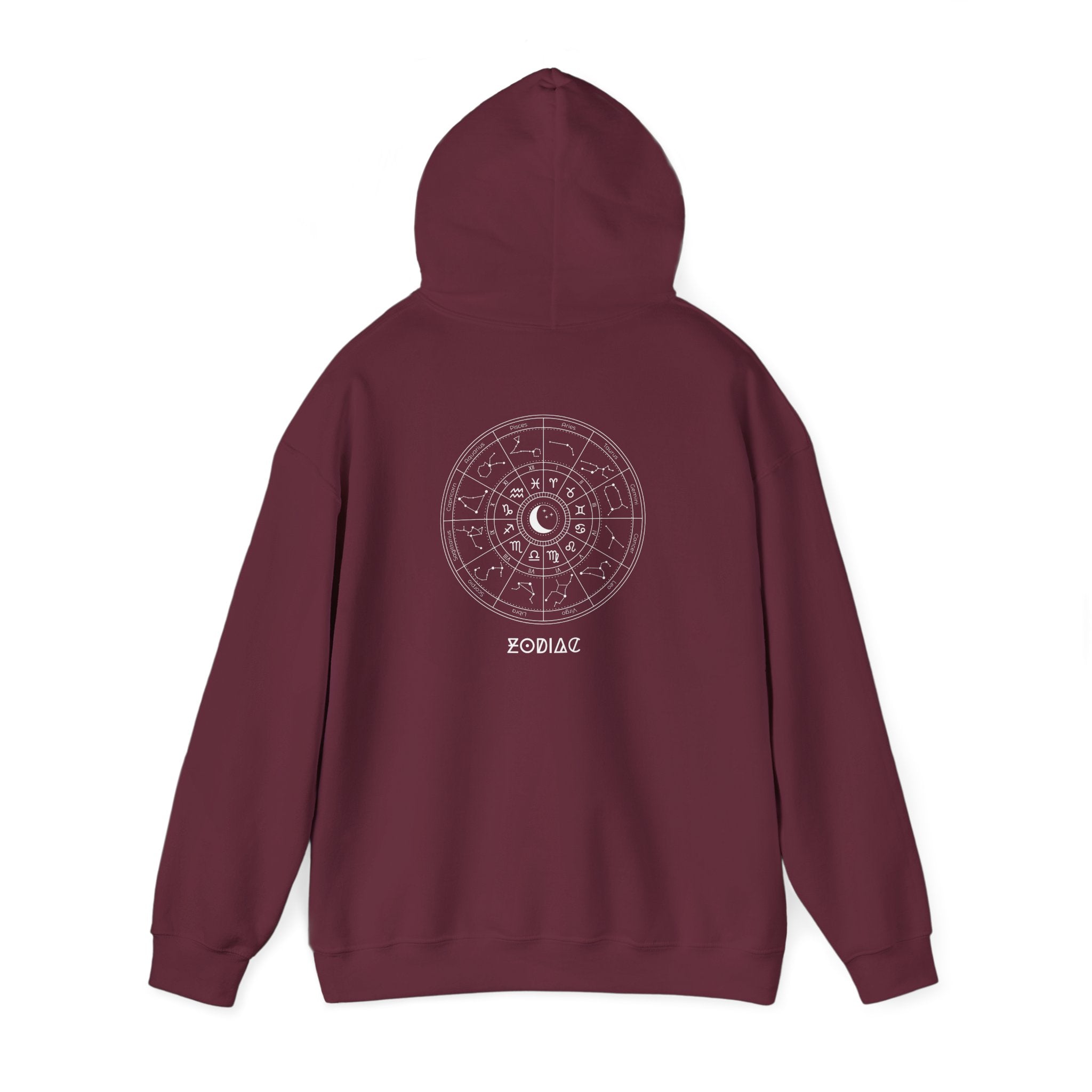 Zodiac Constellation Hoodie - Moon & Star Astrology Graphic Sweatshirt