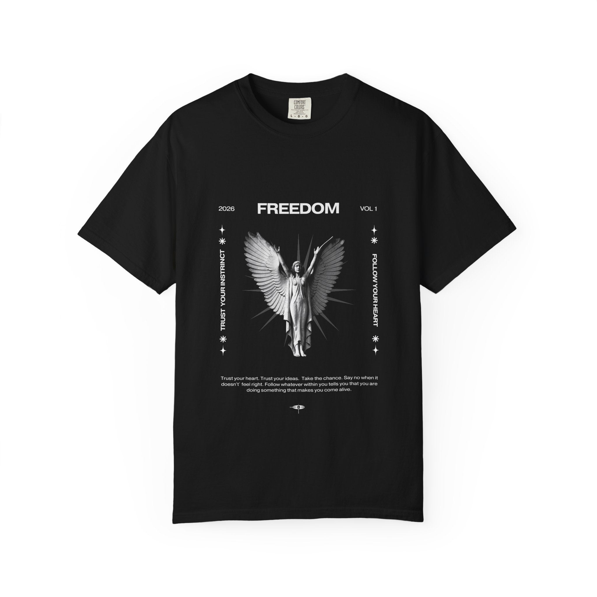 Freedom Angel Graphic T‑Shirt