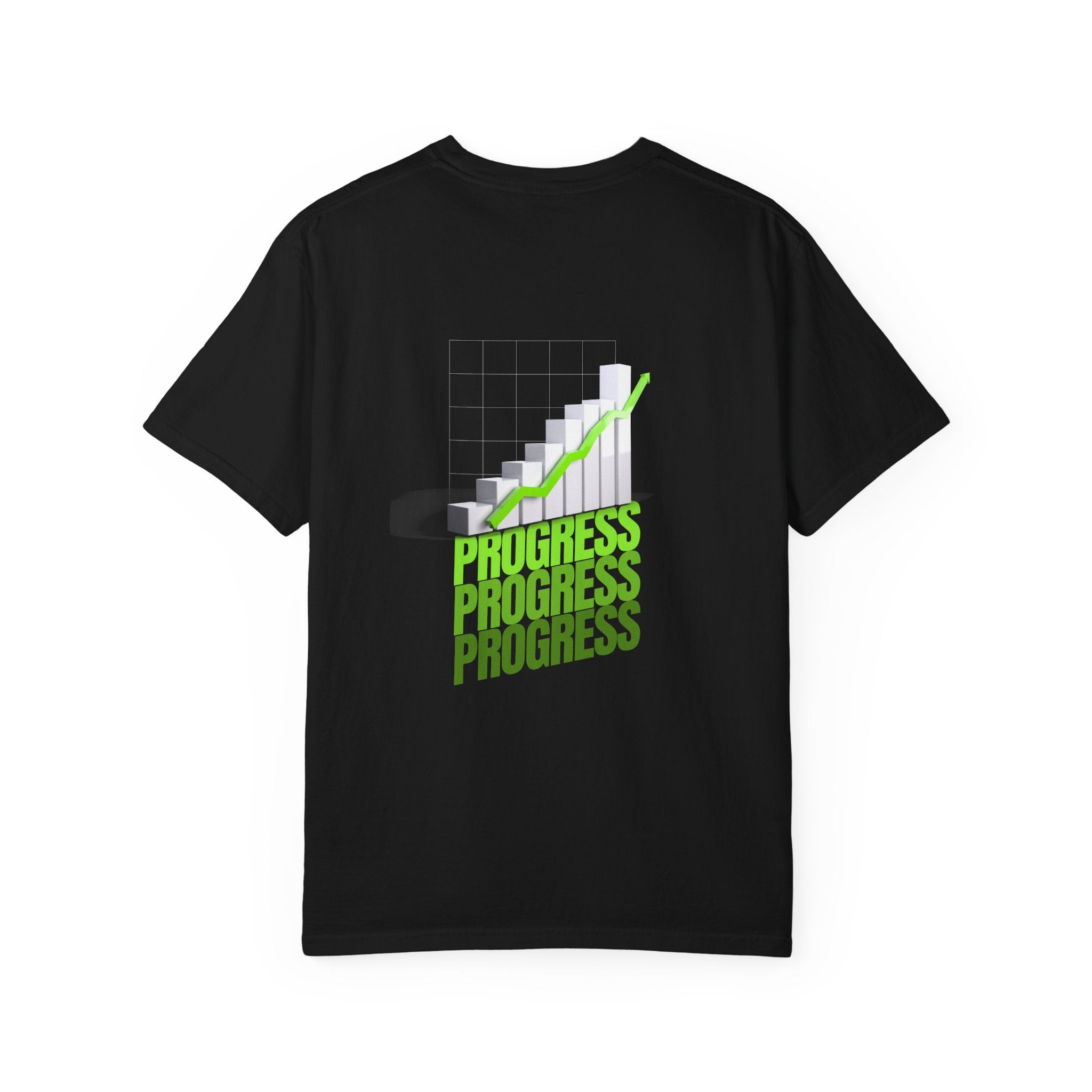 Progress Bar T-Shirt — Motivational 'PROGRESS' Graphic Tee