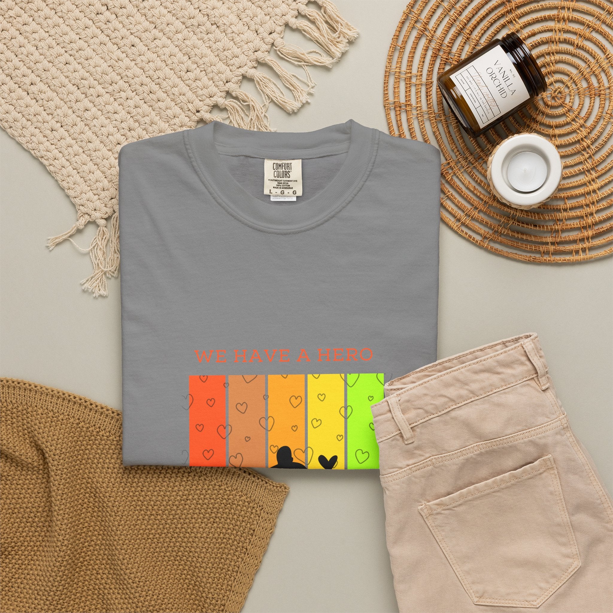 We Have a Hero Family Silhouette T-Shirt