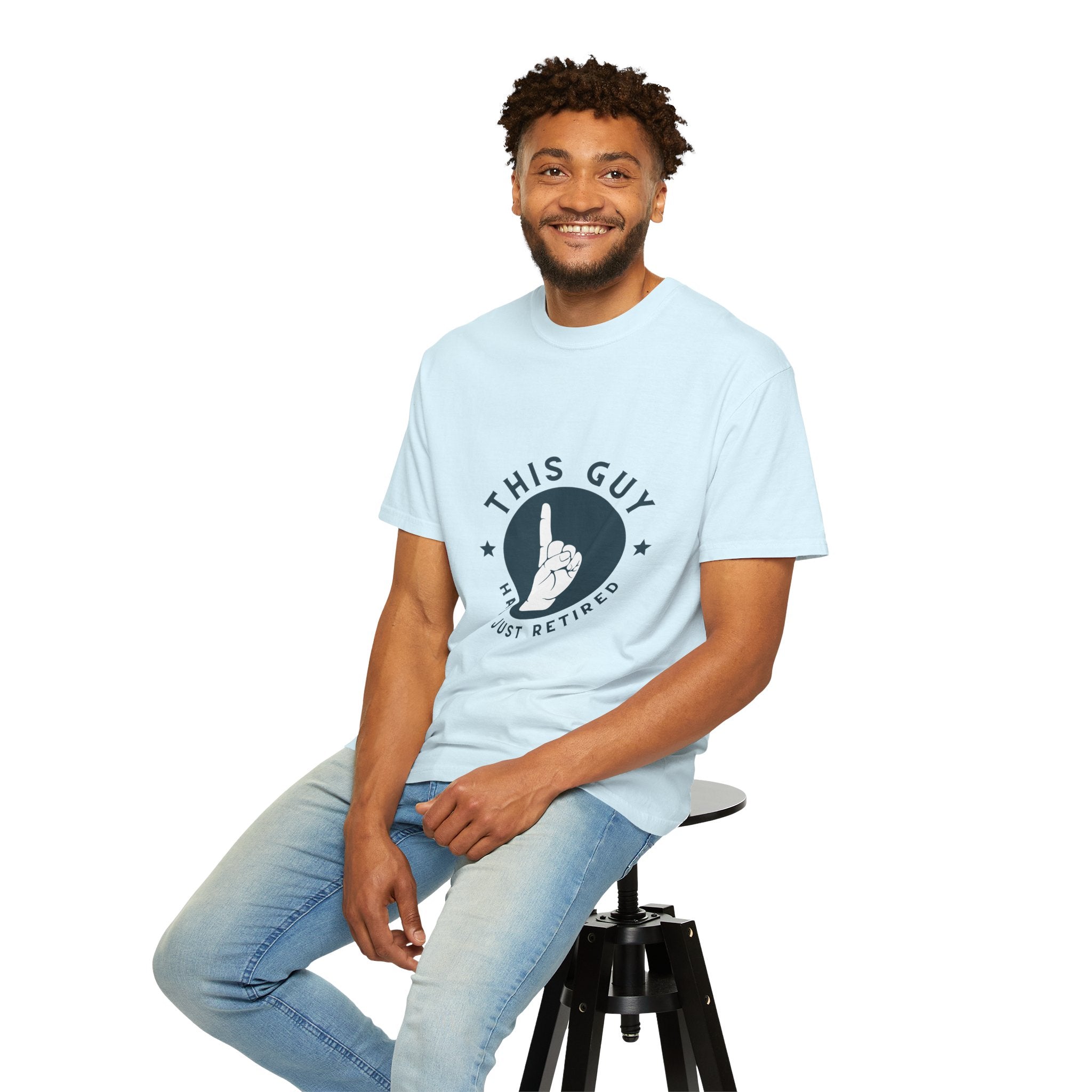 Retired Guy T-Shirt — "This Guy Has Just Retired" Retirement Gift Tee