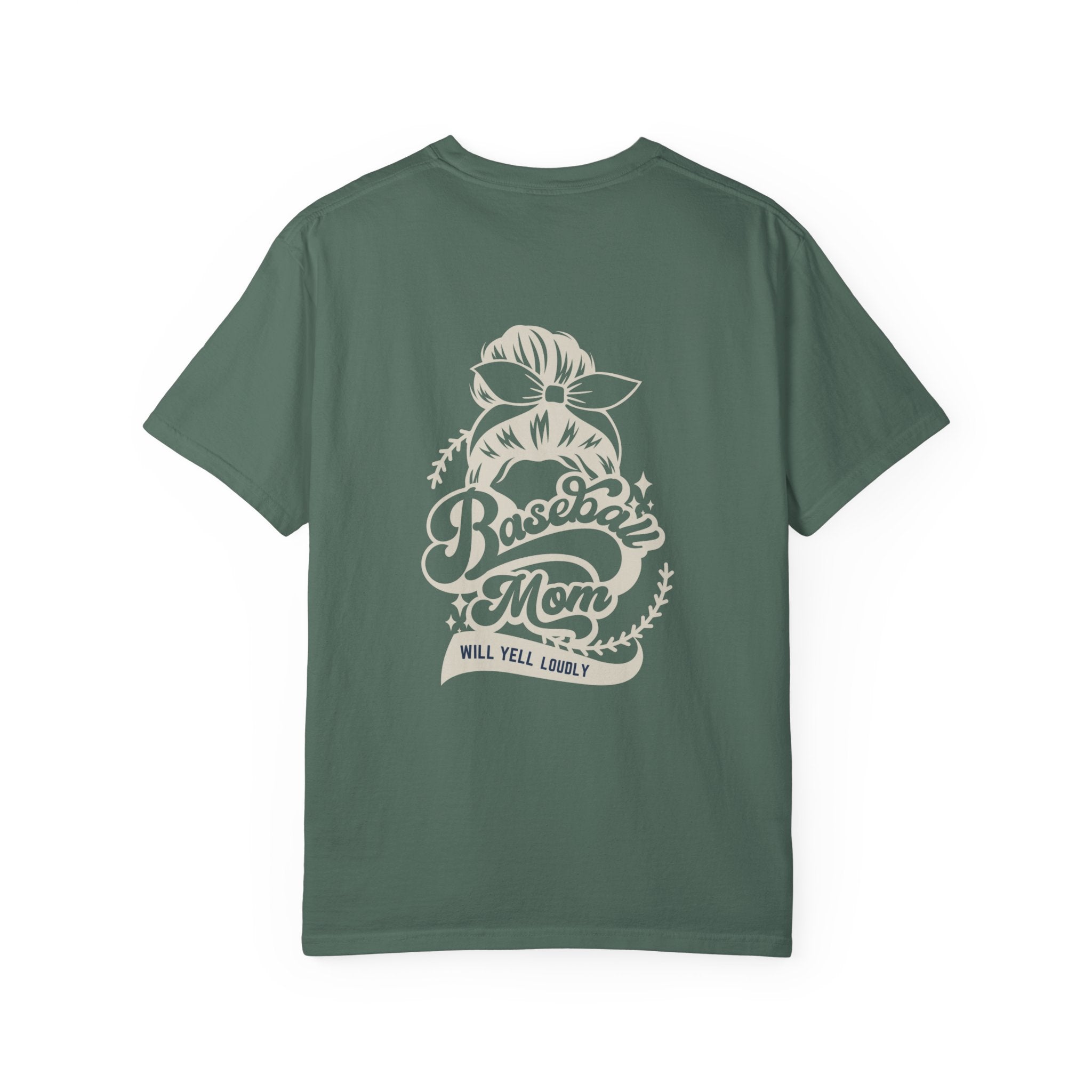 Baseball Mom T-Shirt — 'Baseball Mom Will Yell Loudly' Graphic Tee