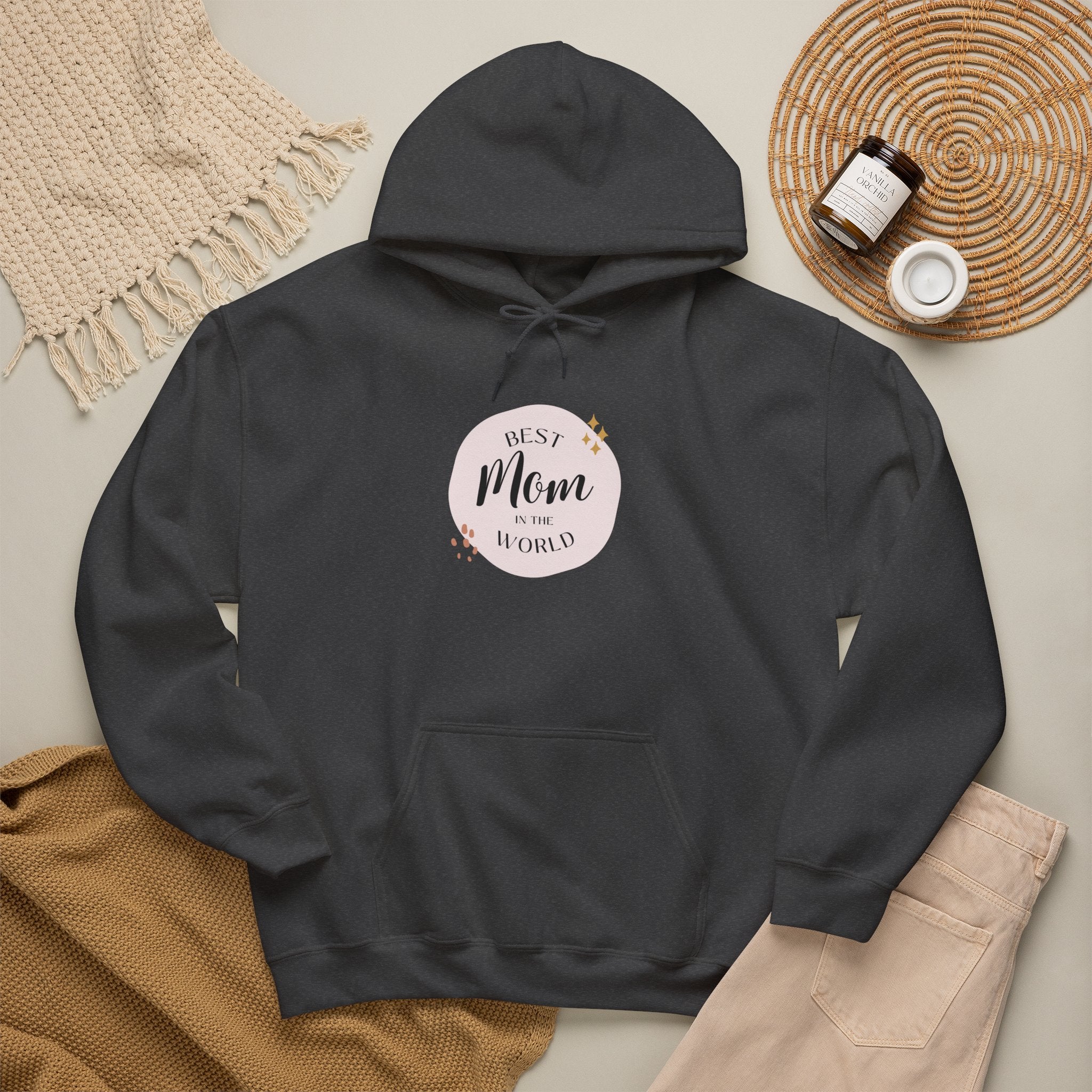 Best Mom in the World Hoodie — Mother's Day Cozy Gift