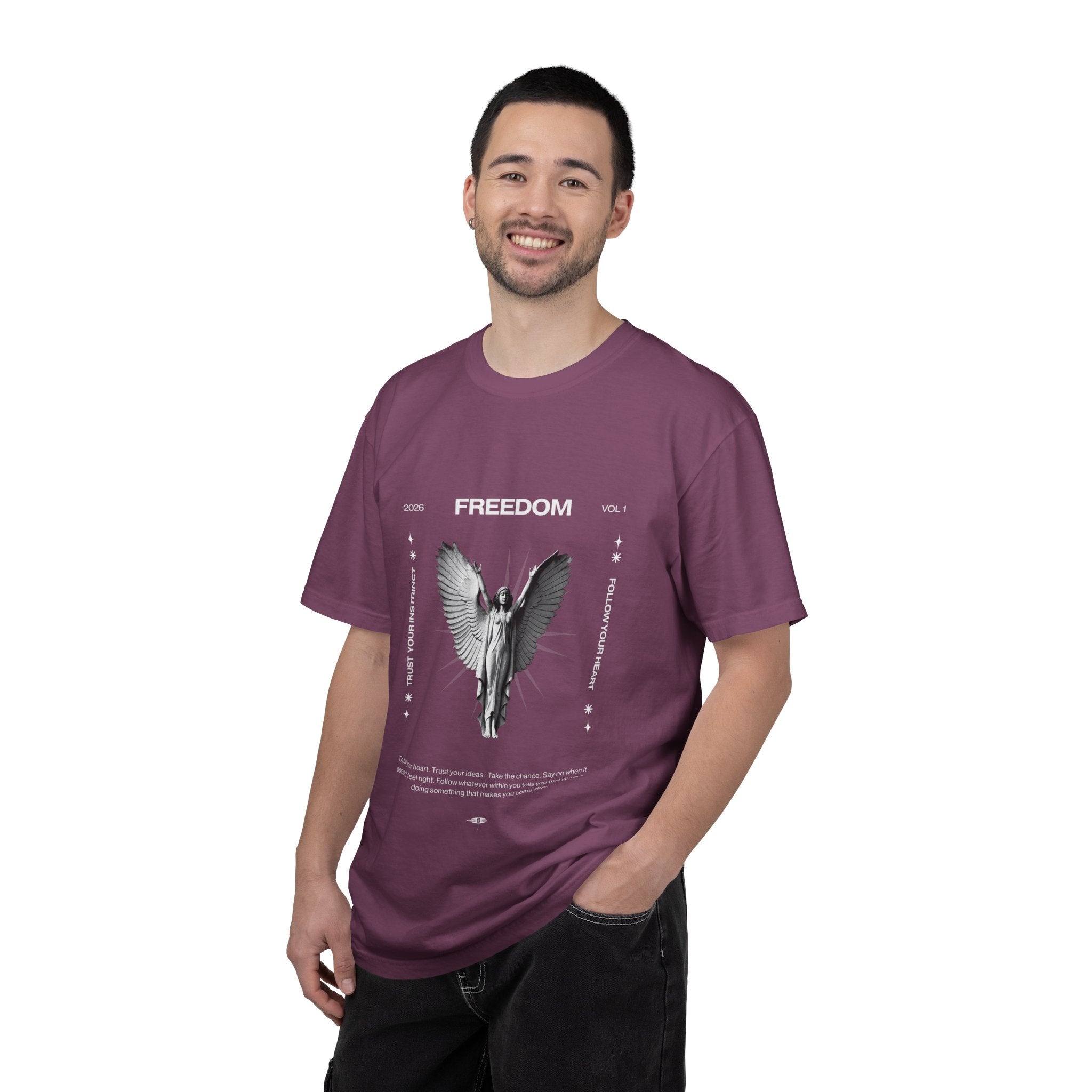 Freedom Angel Graphic T‑Shirt