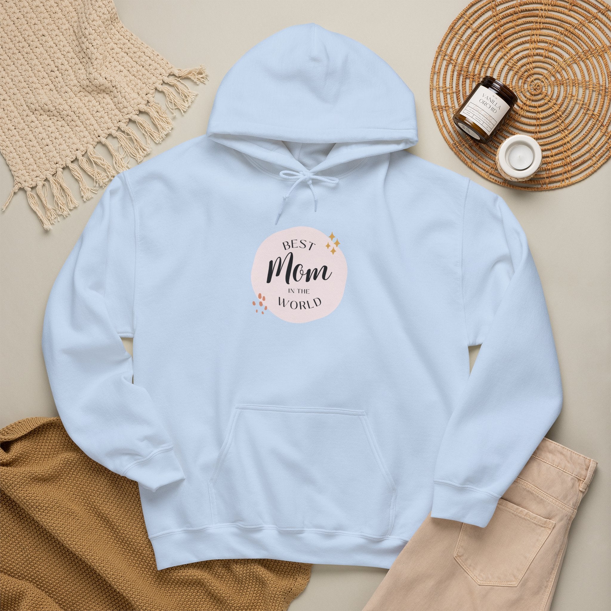 Best Mom in the World Hoodie — Mother's Day Cozy Gift