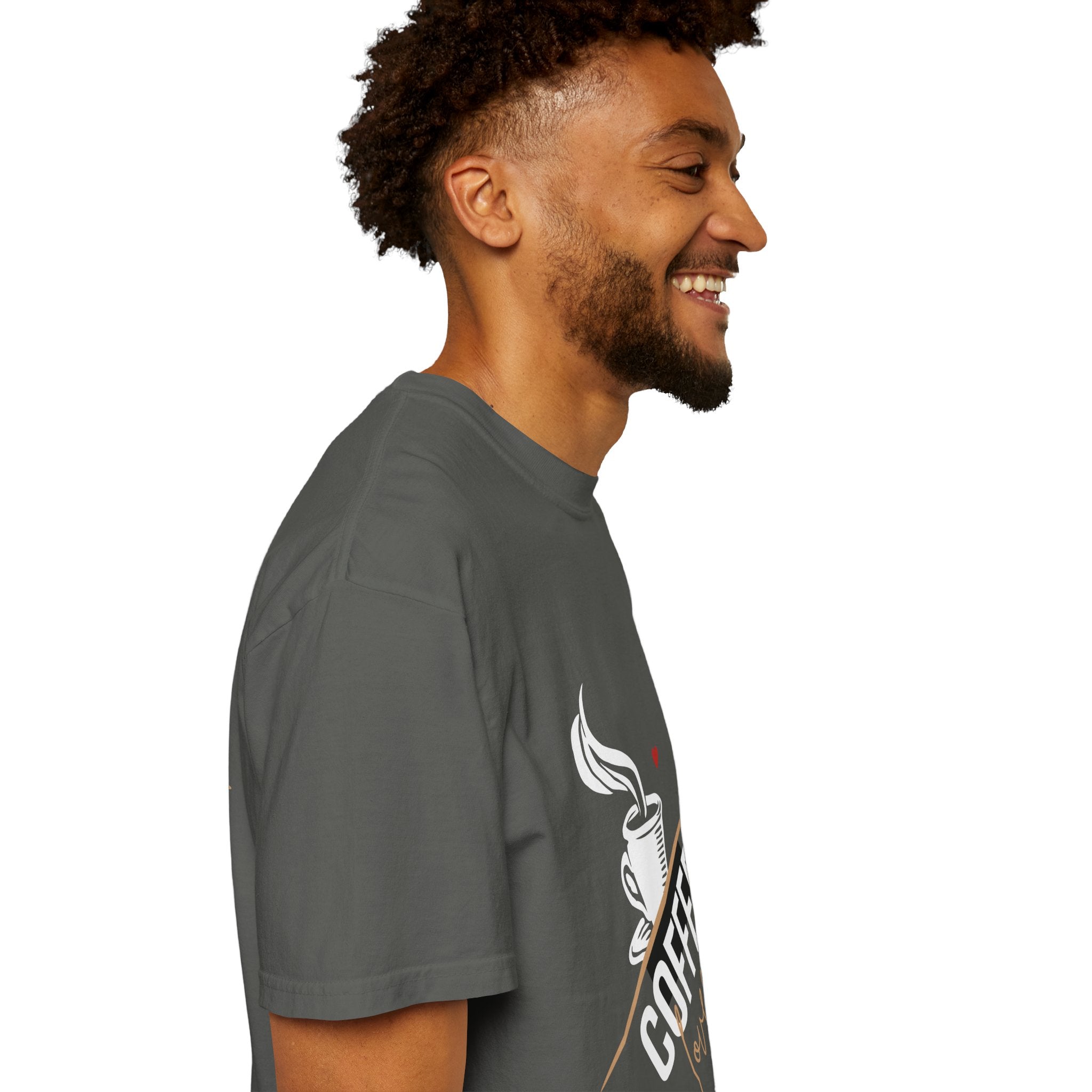 Coffee Lover T‑Shirt — Steaming Cup Graphic Tee